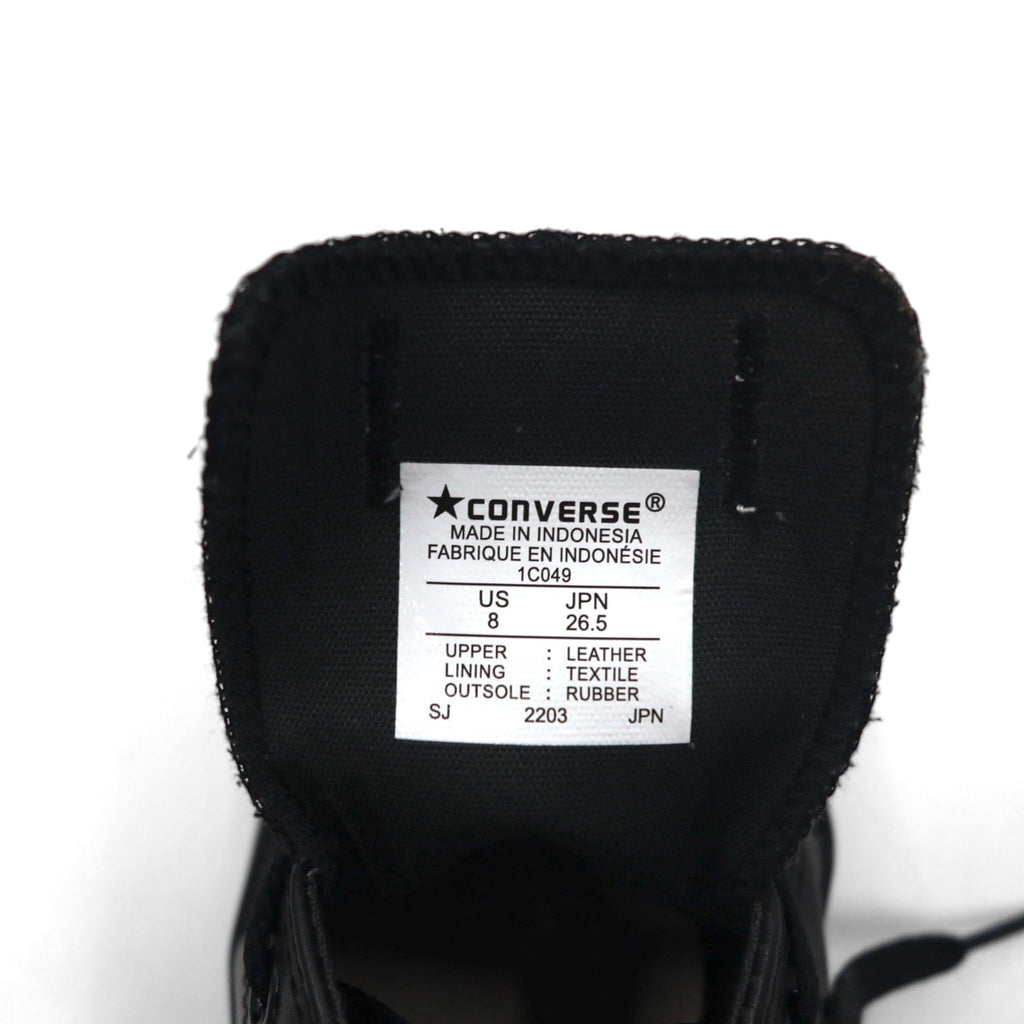 CONVERSE Leather All Star ALL STAR OX Sneakers 26.5cm Black Monochrome 1C049