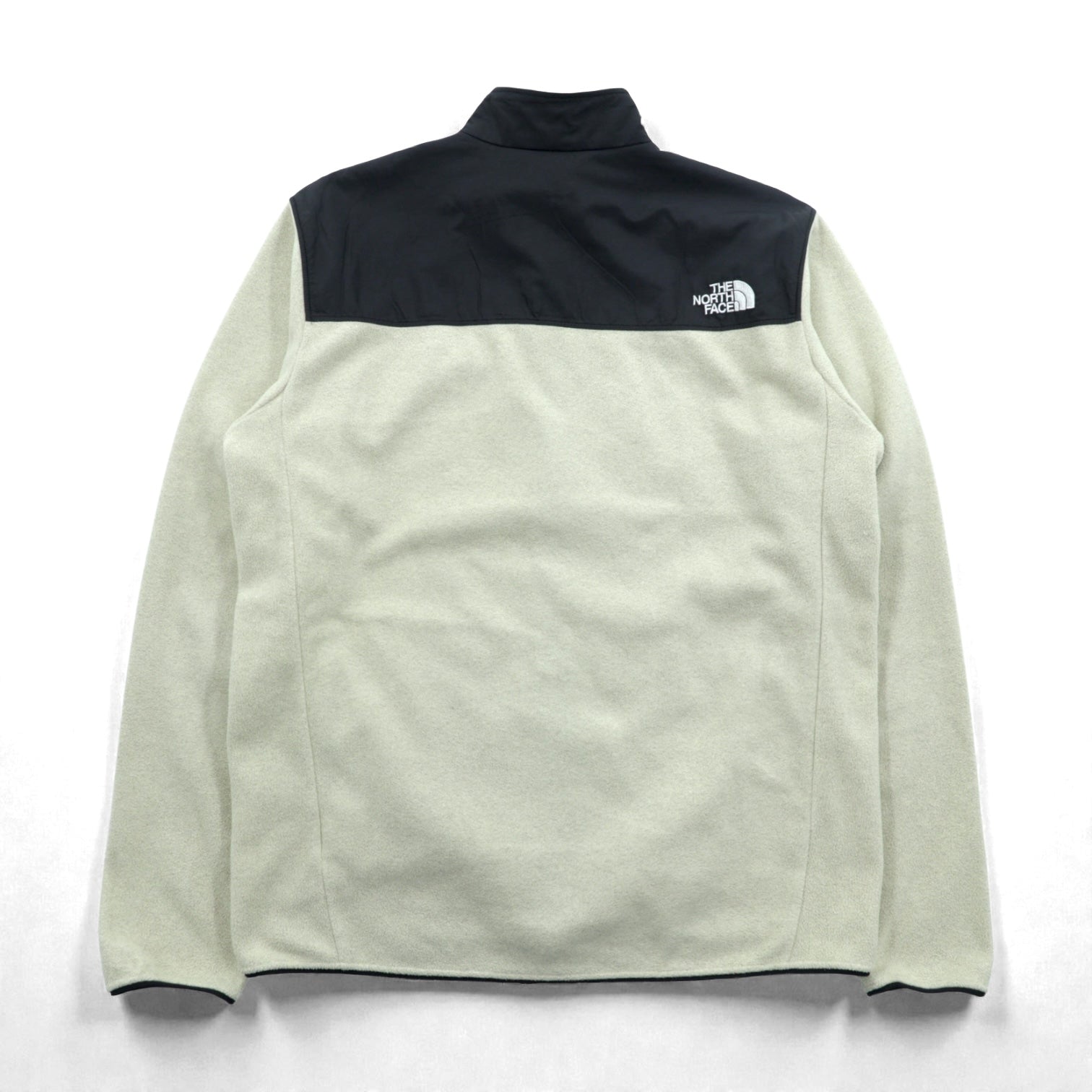 THE NORTH FACE マウンテン バーサ マイクロ フリースジャケット XL ベージュ ナイロン切替 ブラック NL72304