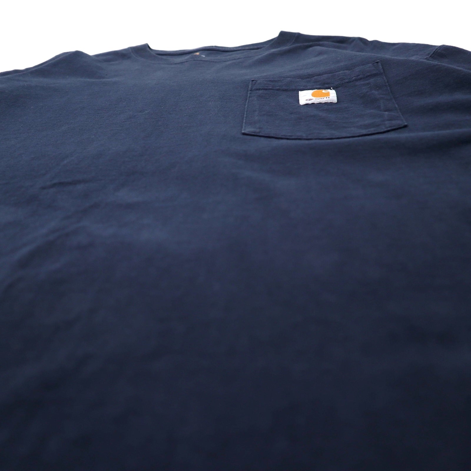 Carhartt T-shirt a manica lunga XL, blu navy, cotone, ORIGINAL FIT, Made in Honduras