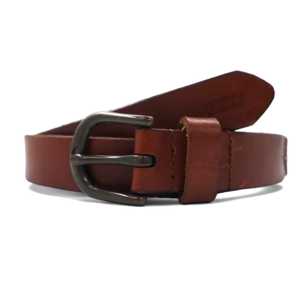 Cintura in pelle Levi's M marrone intrecciata 13LV1201