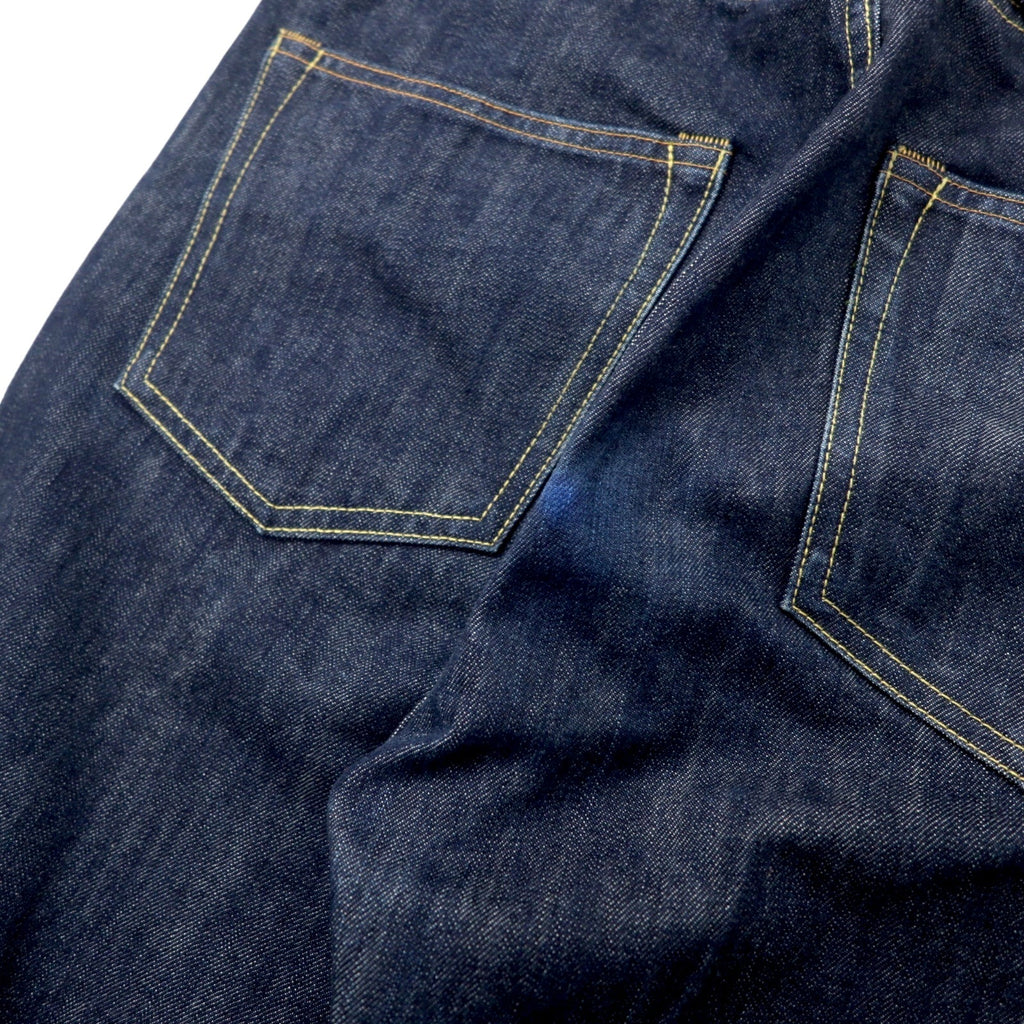KAPITAL Jeans NEW STANDARD Denim Raw 30 Blu Scuro Cotone Cinch Back NEW STANDARD DENIM SLP014 Made in Japan