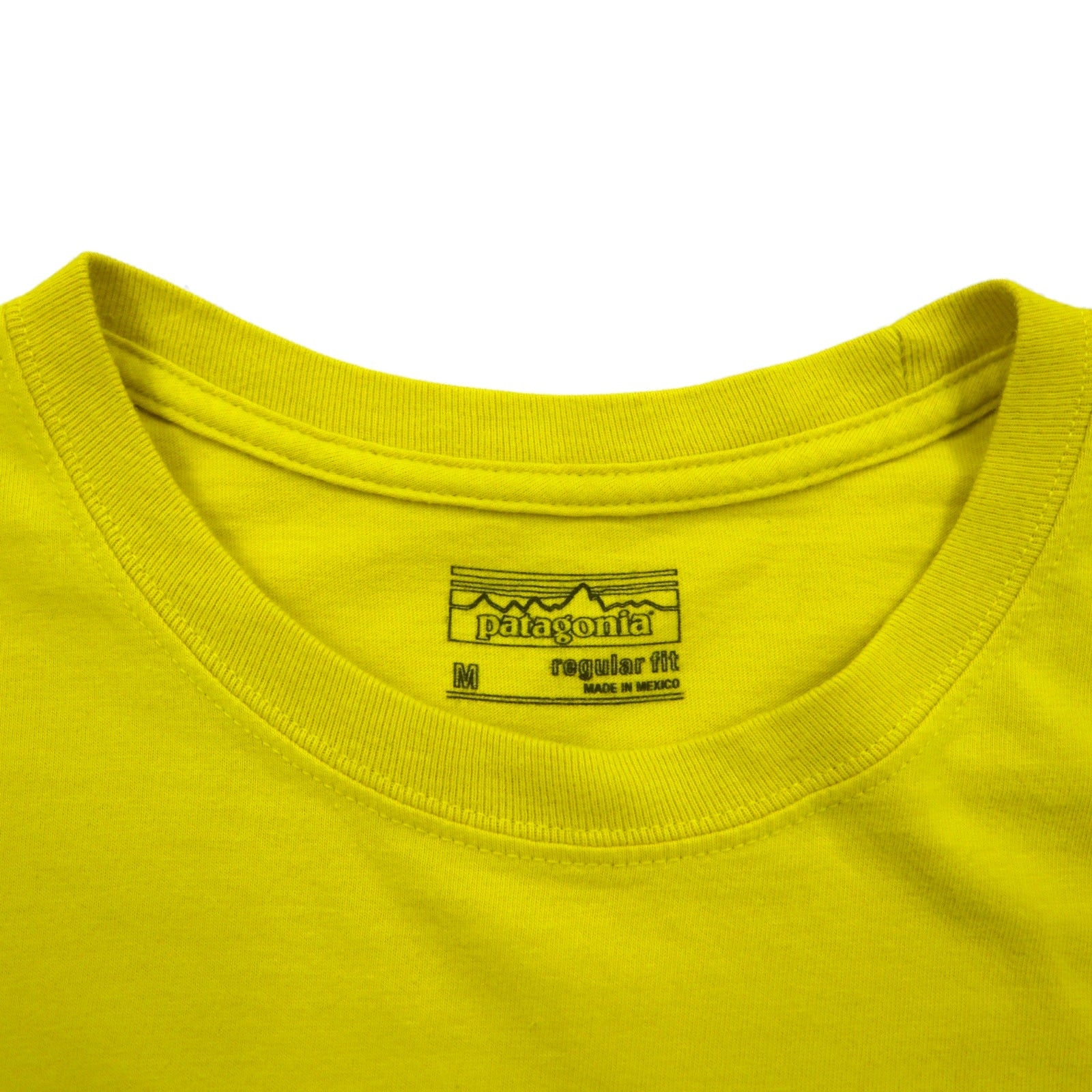 patagonia Maglietta T-Shirt P-6 Logo Tasca Cotone Organico 38910 M Giallo