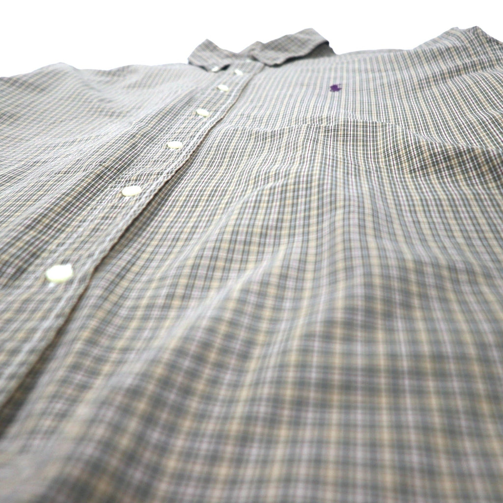 Ralph Lauren camicia button-down a quadri Windowpane XXL cachi cotone CLASSIC FIT ricamo pony piccolo