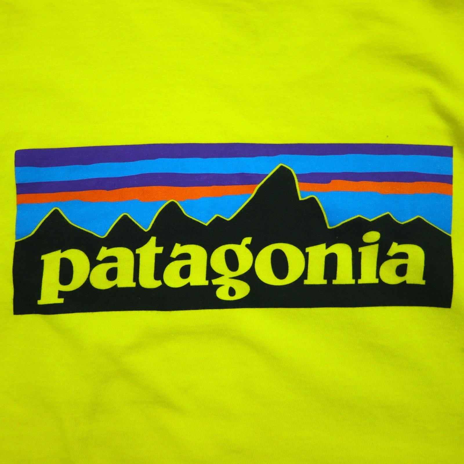 patagonia Maglietta T-Shirt P-6 Logo Tasca Cotone Organico 38910 M Giallo