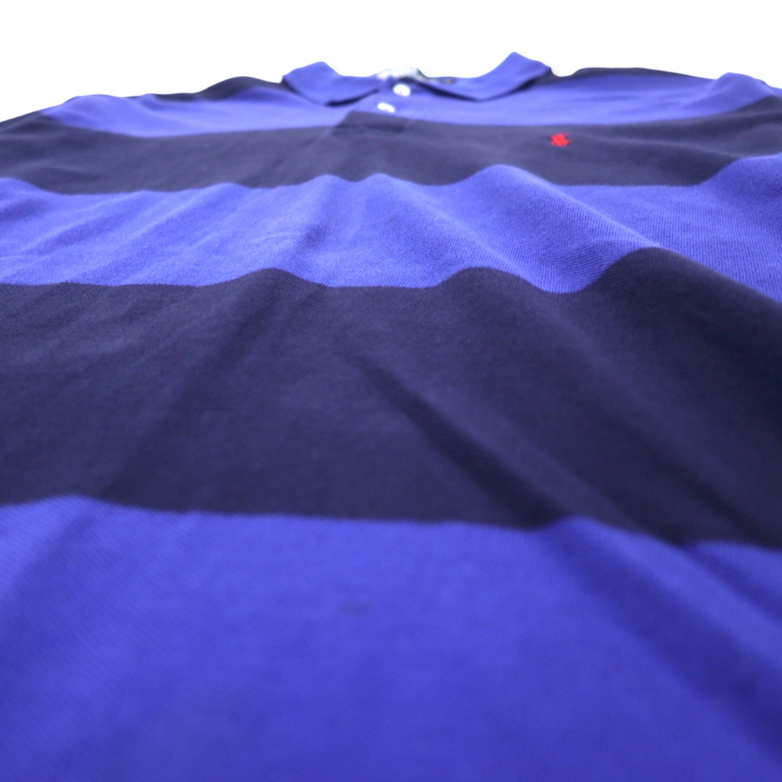 Polo by Ralph Lauren Polo a righe da rugby XL cotone con ricamo piccolo pony blu