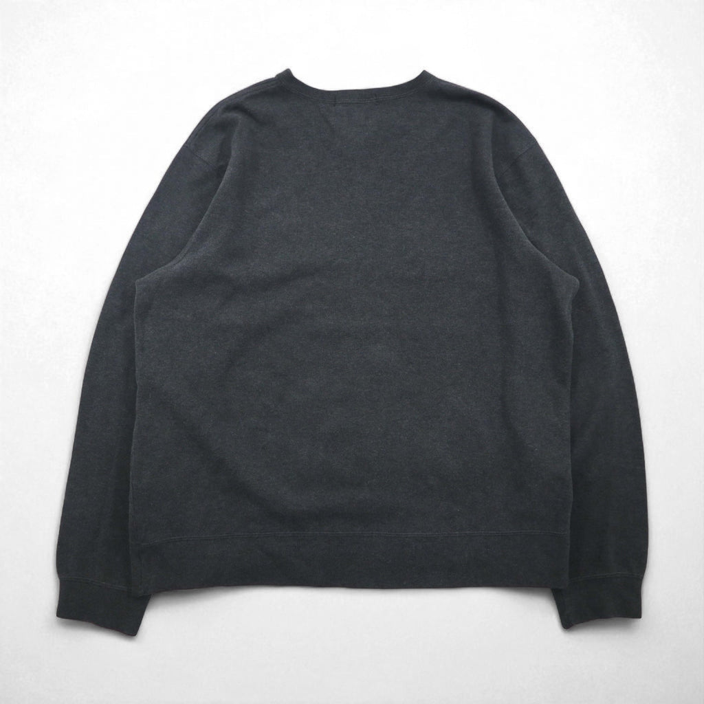 Polo Ralph Lauren 90年代 Vネック スウェット トレーナー XL グレー コットン