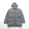 Paul Smith COLLECTION 日本製 ウール ダウンジャケット L グレー ヘリンボーン フード着脱