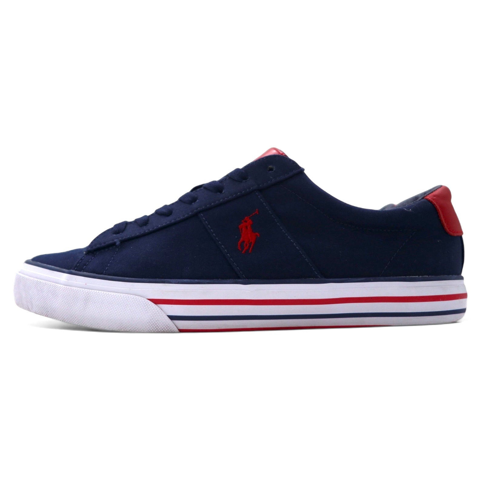 POLO RALPH LAUREN Sneakers 26cm Navy Canvas Small Pony Embroidery SAYER