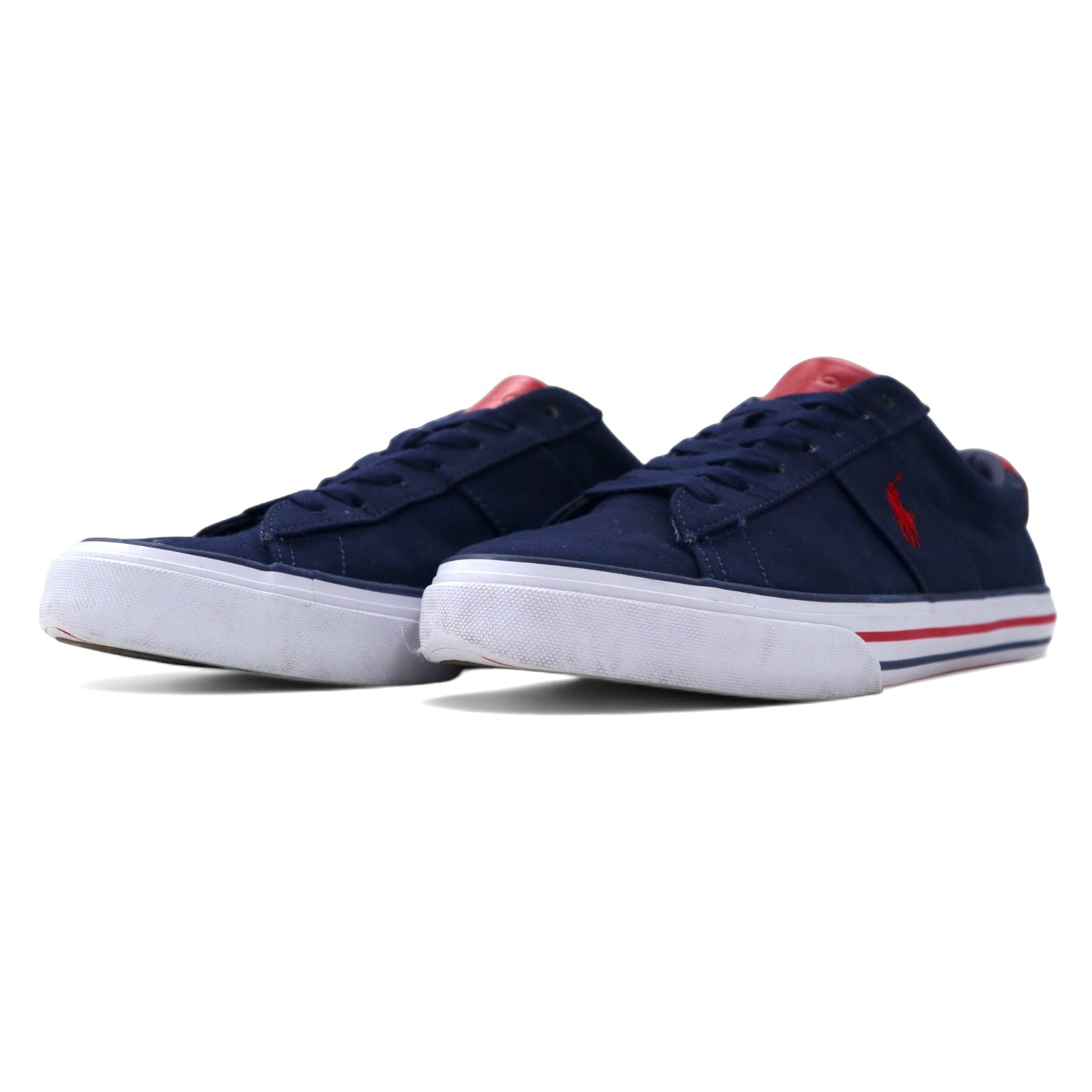 POLO RALPH LAUREN Sneakers 26cm Navy Canvas Small Pony Embroidery SAYER