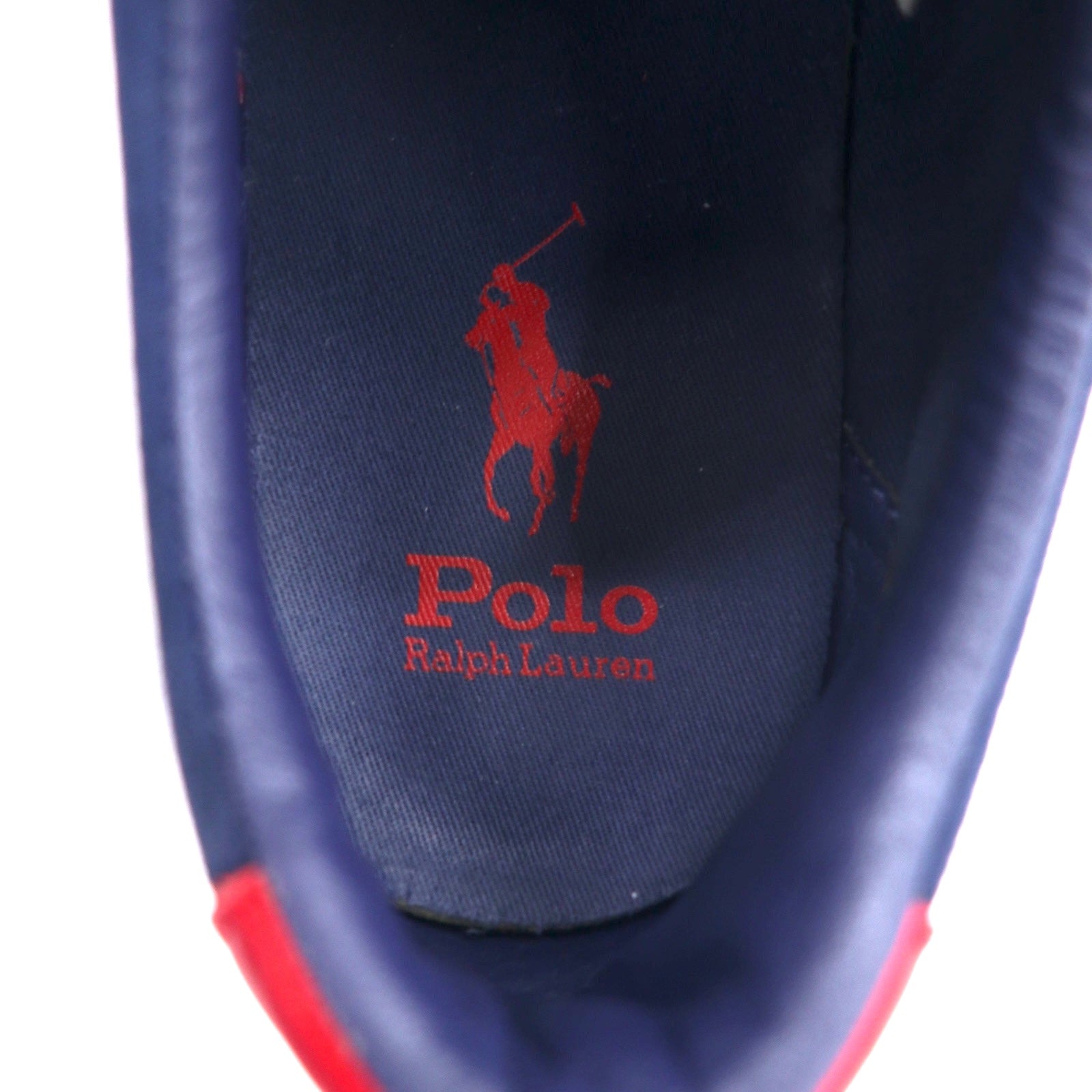 POLO RALPH LAUREN Sneakers 26cm Navy Canvas Small Pony Embroidery SAYER