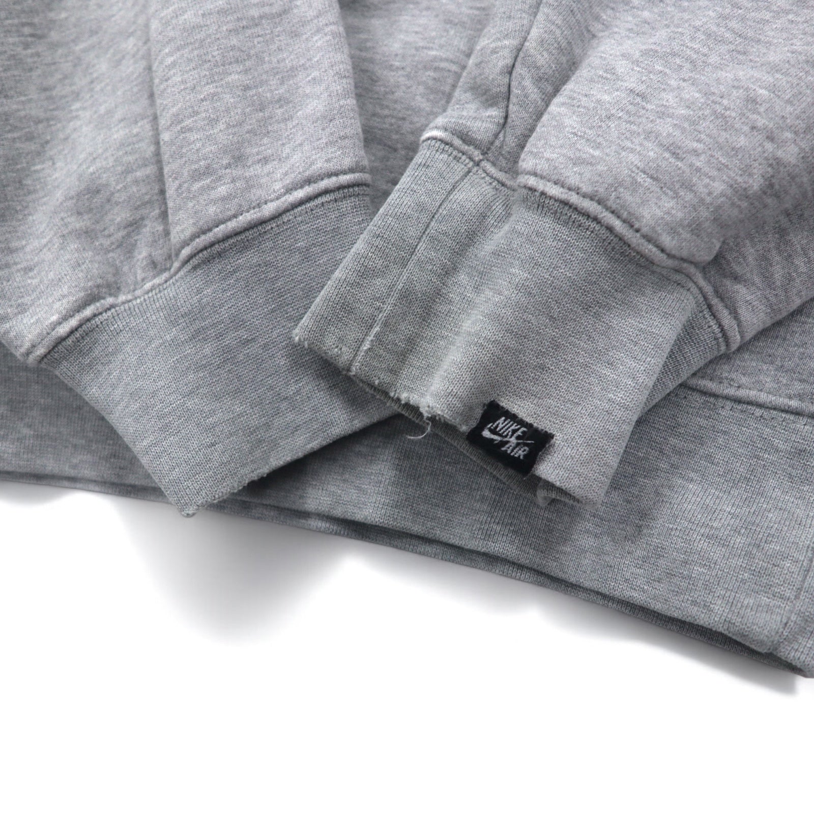NIKE AIR '72 Felpa con cappuccio pullover con logo ricamato Swoosh, taglia M, colore grigio, in cotone