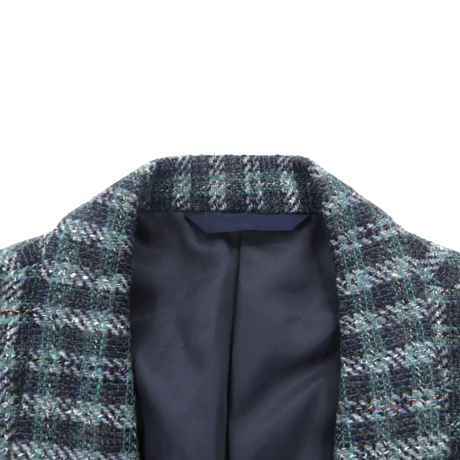 McARTHON 90s Japan Vintage Blazer ネップ ツイード 2B テーラードジャケット ブレザー M ウール チェック 日本製