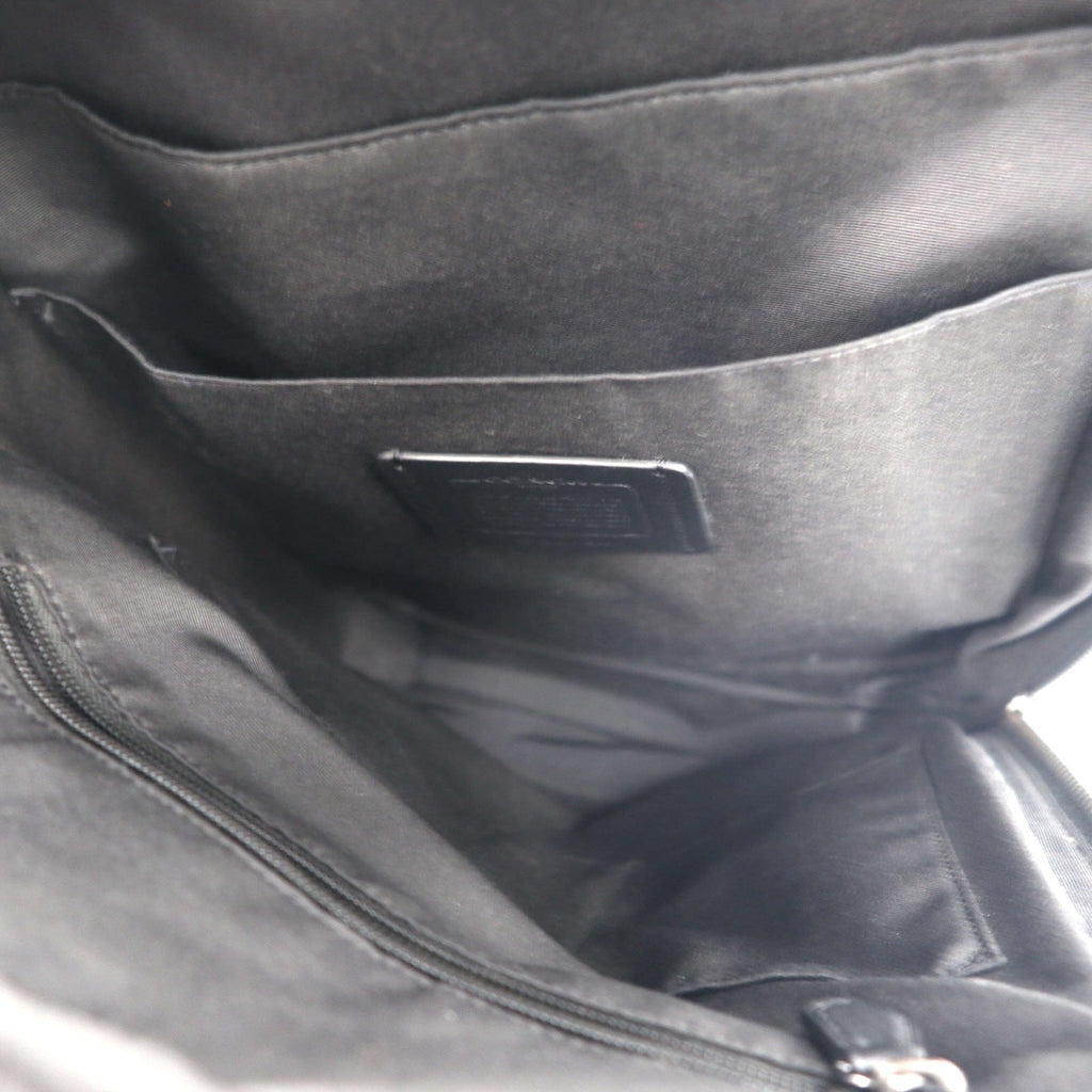 COACH Graham Convertibile 3WAY Zaino Valigetta Khaki Pelle di vitello liscia C6877