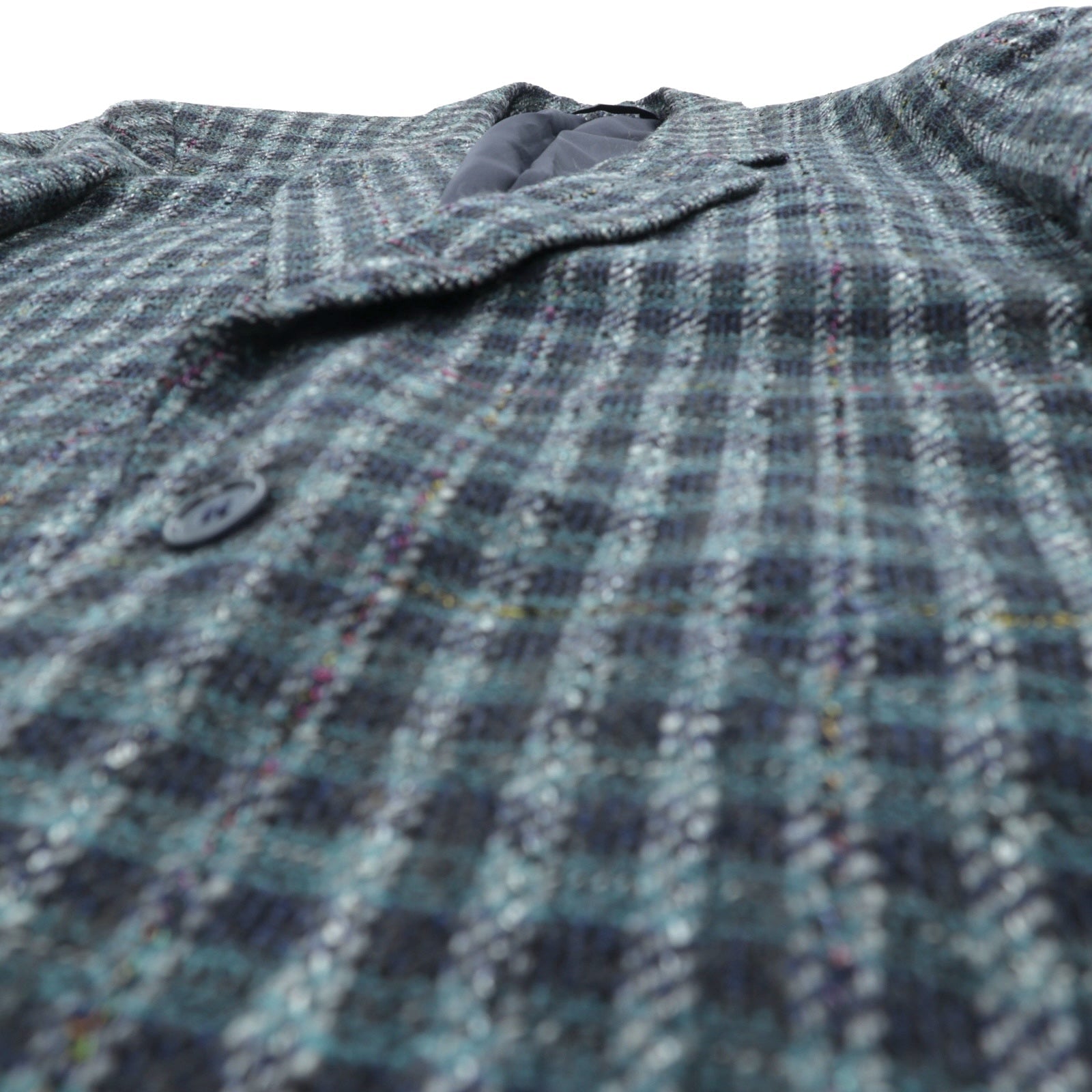 McARTHON 90s Japan Vintage Blazer ネップ ツイード 2B テーラードジャケット ブレザー M ウール チェック 日本製