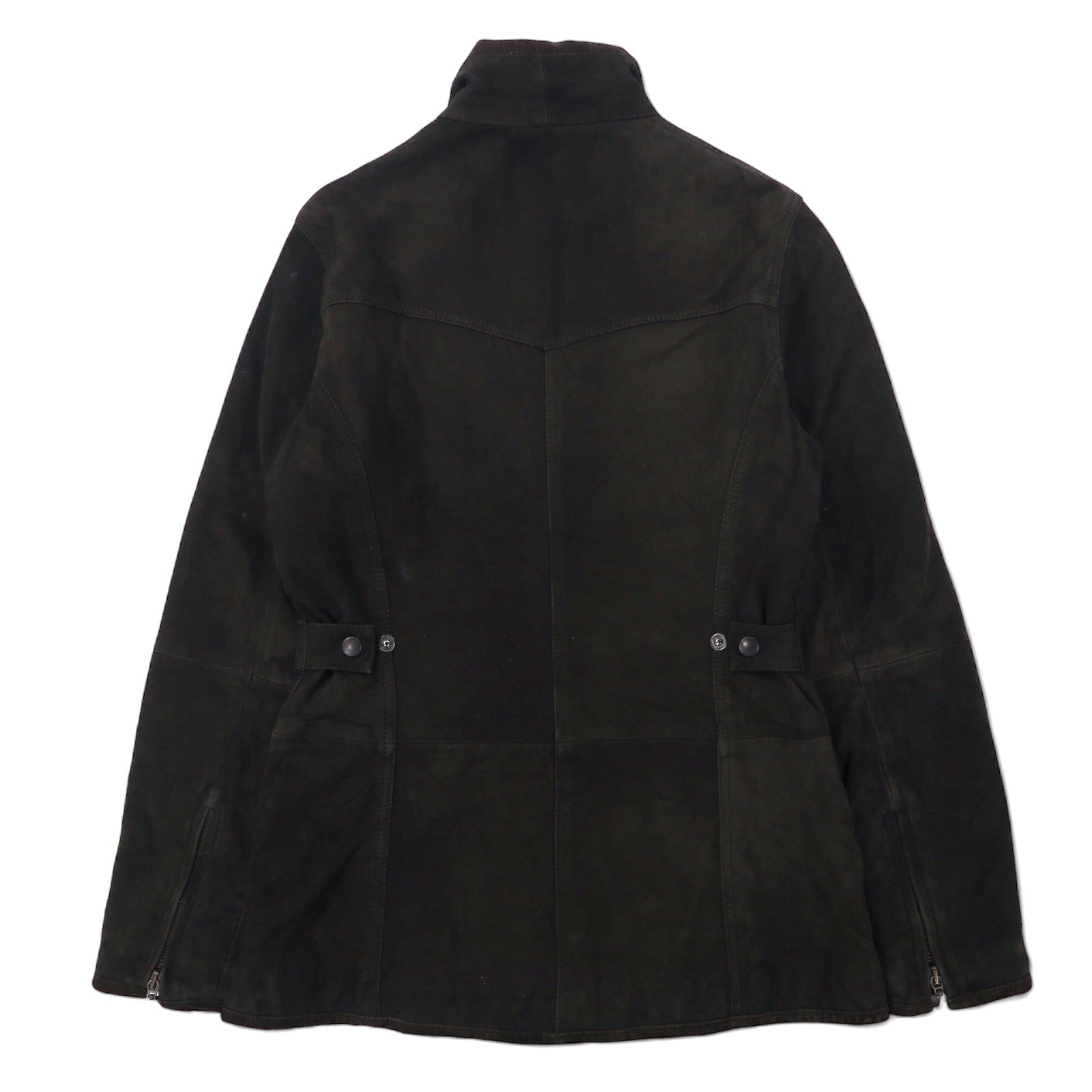 Giacca Barbour Utility in nabuk, giacca da moto 8 marrone L1270 UTILITY NUBUCK LEATHER JACKET