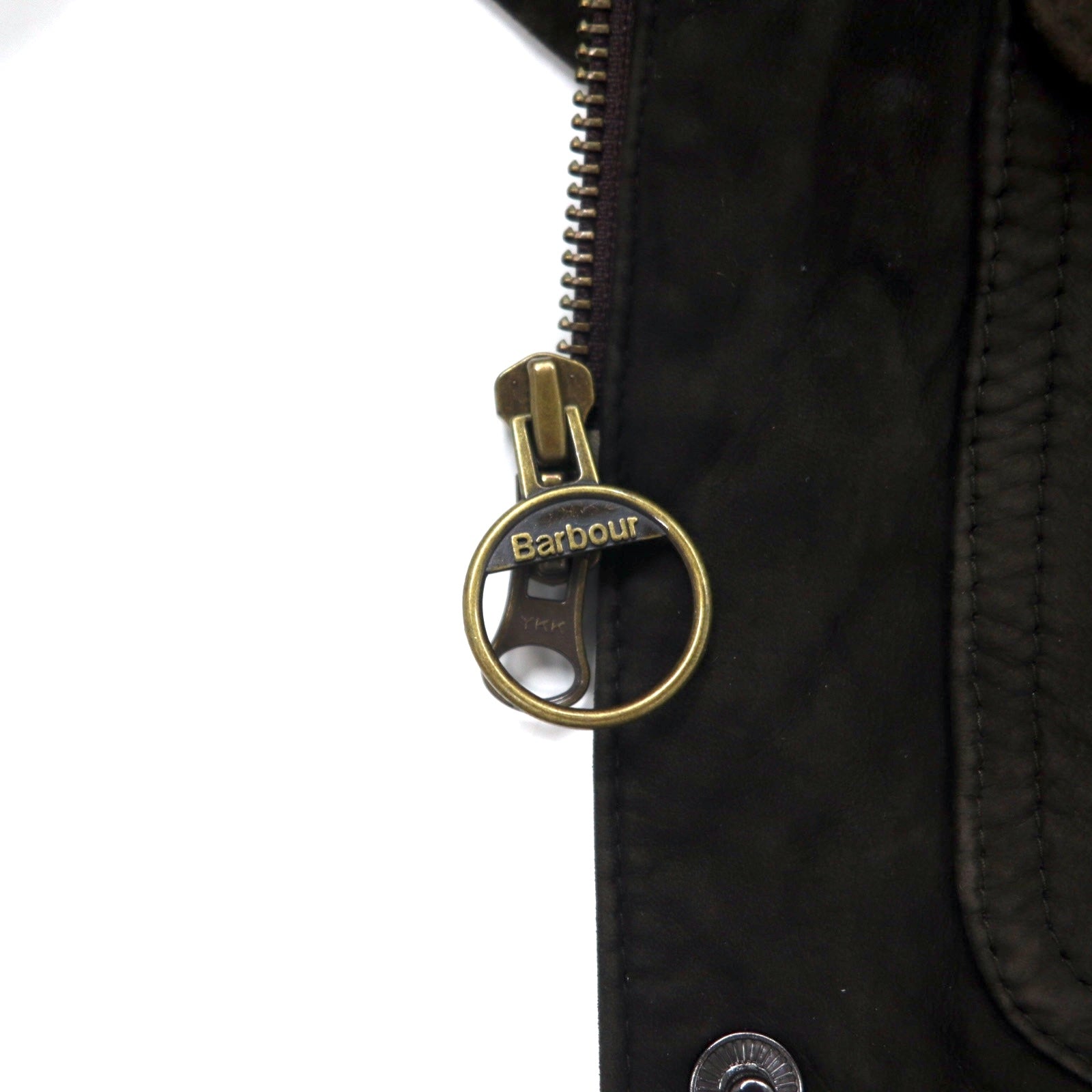 Giacca Barbour Utility in nabuk, giacca da moto 8 marrone L1270 UTILITY NUBUCK LEATHER JACKET