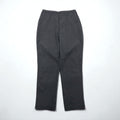 BASISBROEK ベルギー製 イージー スラックスパンツ M グレー ポリエステル ストレッチ