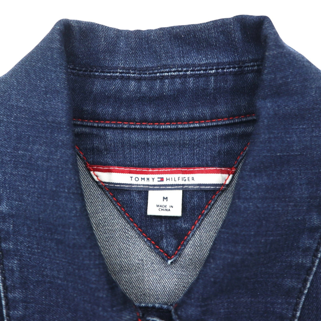TOMMY HILFIGER Giacca di jeans in cotone elasticizzato blu taglia M