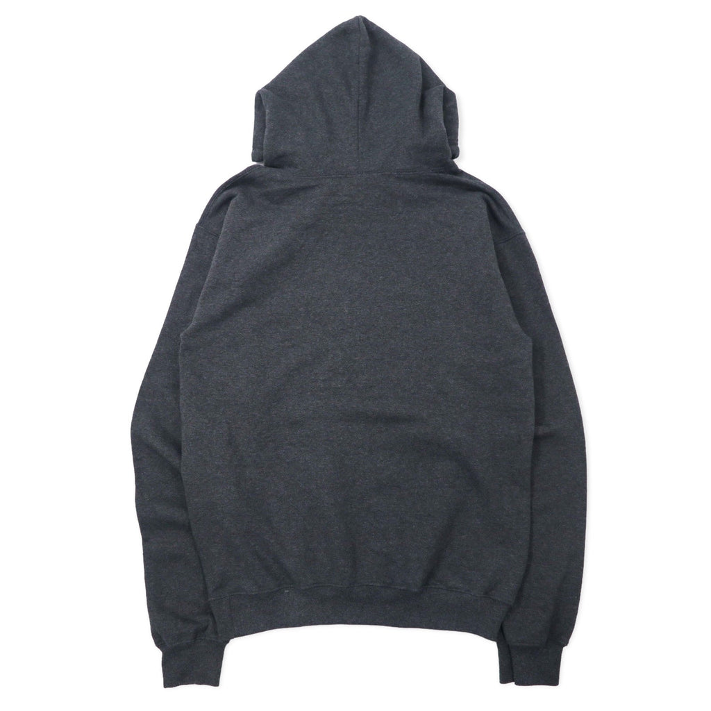 PERRIN WEAR Felpa con cappuccio stampata College M Grigio Cotone Interno felpato Brooklyn