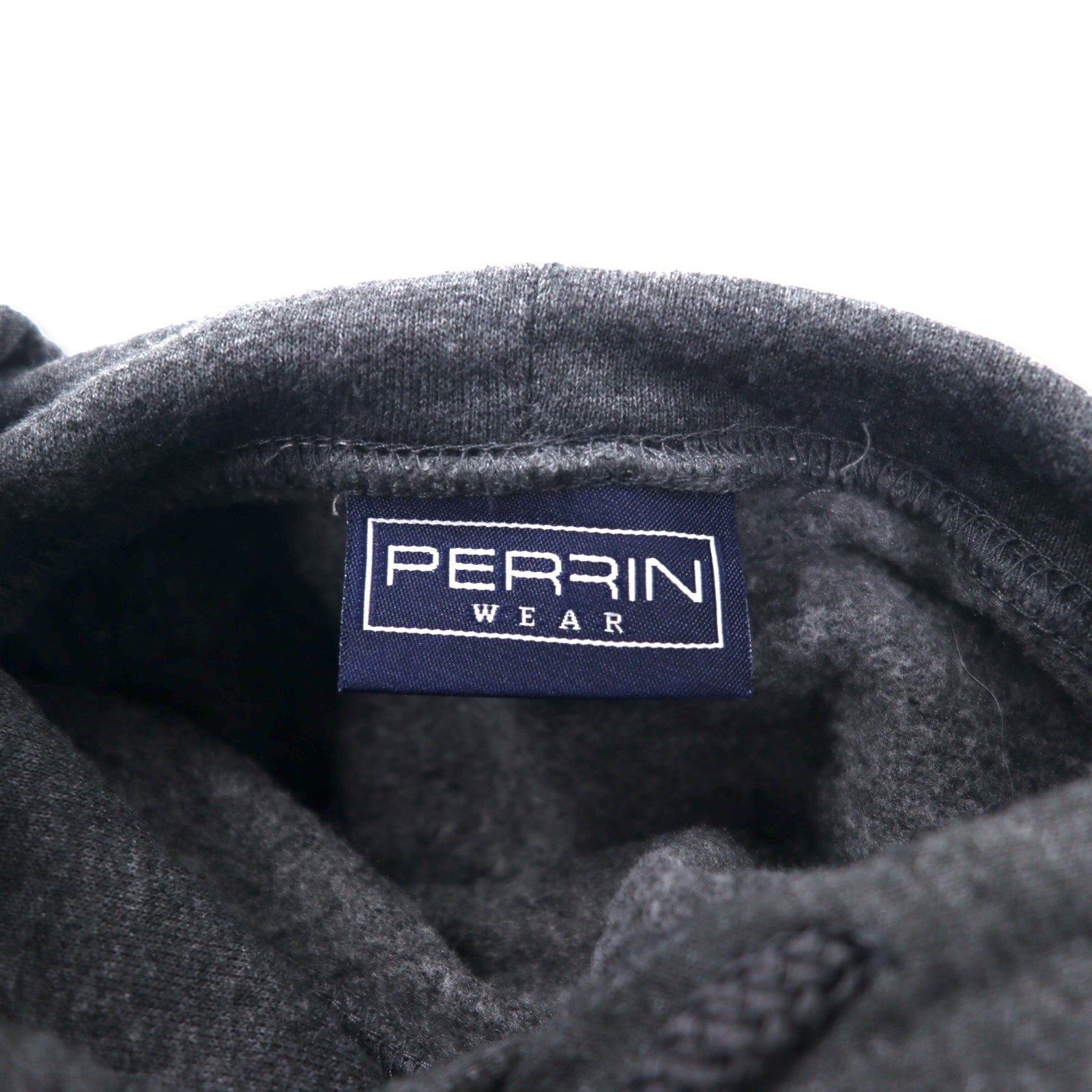 PERRIN WEAR Felpa con cappuccio stampata College M Grigio Cotone Interno felpato Brooklyn