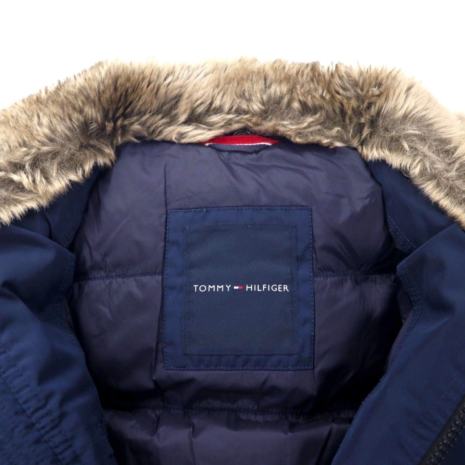 TOMMY HILFIGER Piumino M Blu navy Poliestere Cappuccio rimovibile