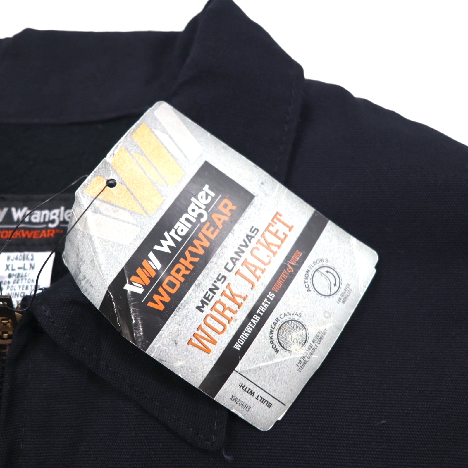 Wrangler ワークジャケット ハリントンジャケット XL ブラック アメリカ企業 Frontier WJ40BK3 未使用品