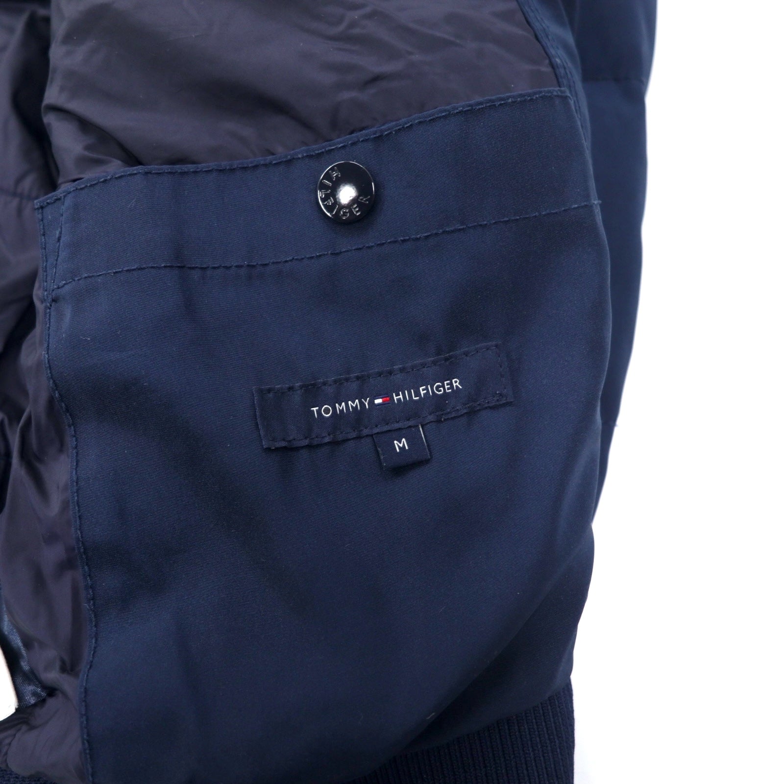 TOMMY HILFIGER Piumino M Blu navy Poliestere Cappuccio rimovibile