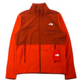 THE NORTH FACE フルジップ フリースジャケット M オレンジ ポリエステル ワンポイントロゴ刺繍 NF0A48KDEL9 エルサルバドル製 未使用品
