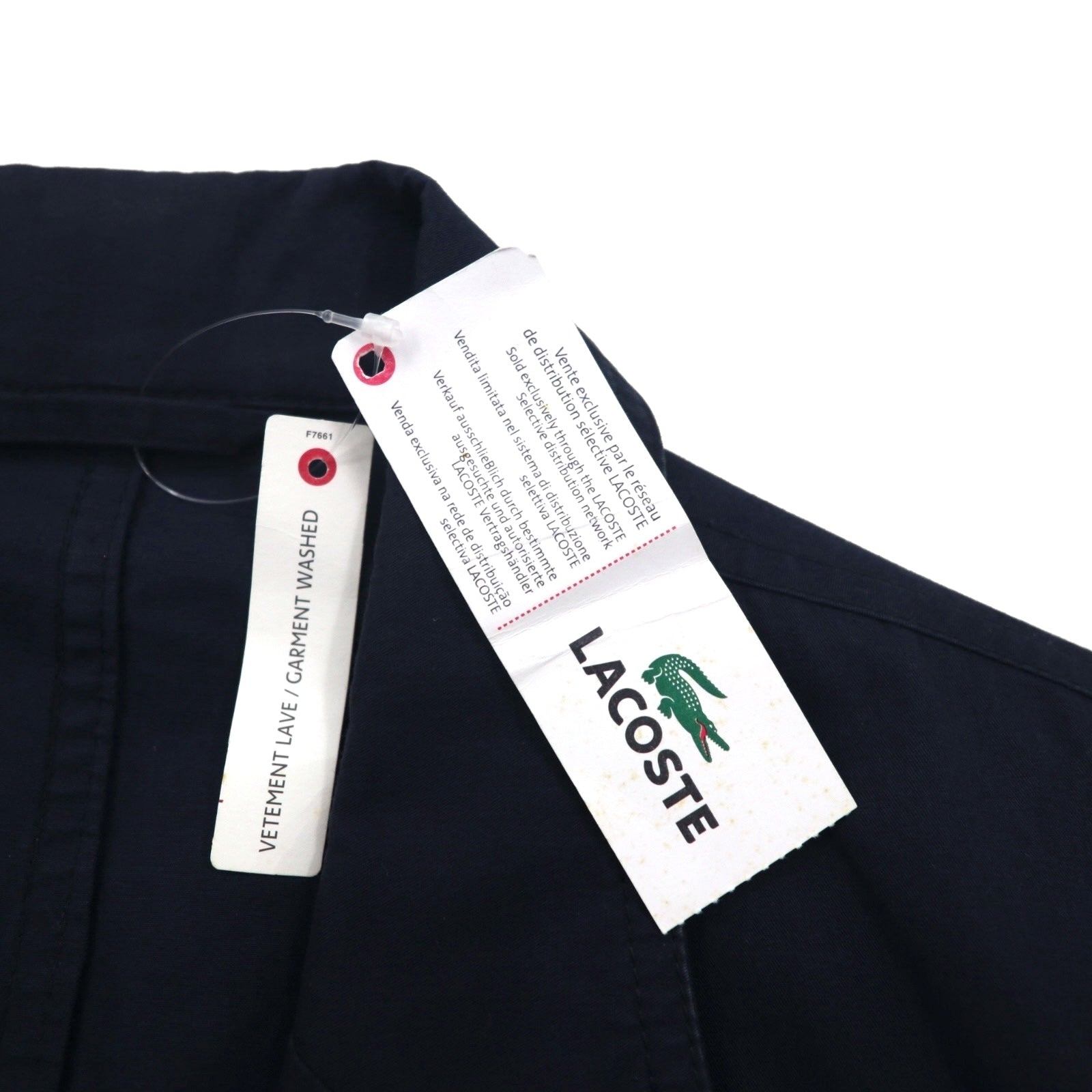 LACOSTE オーバーサイズジャケット テーラードジャケット 2XL ネイビー ビッグサイズ ルーマニア製 未使用品