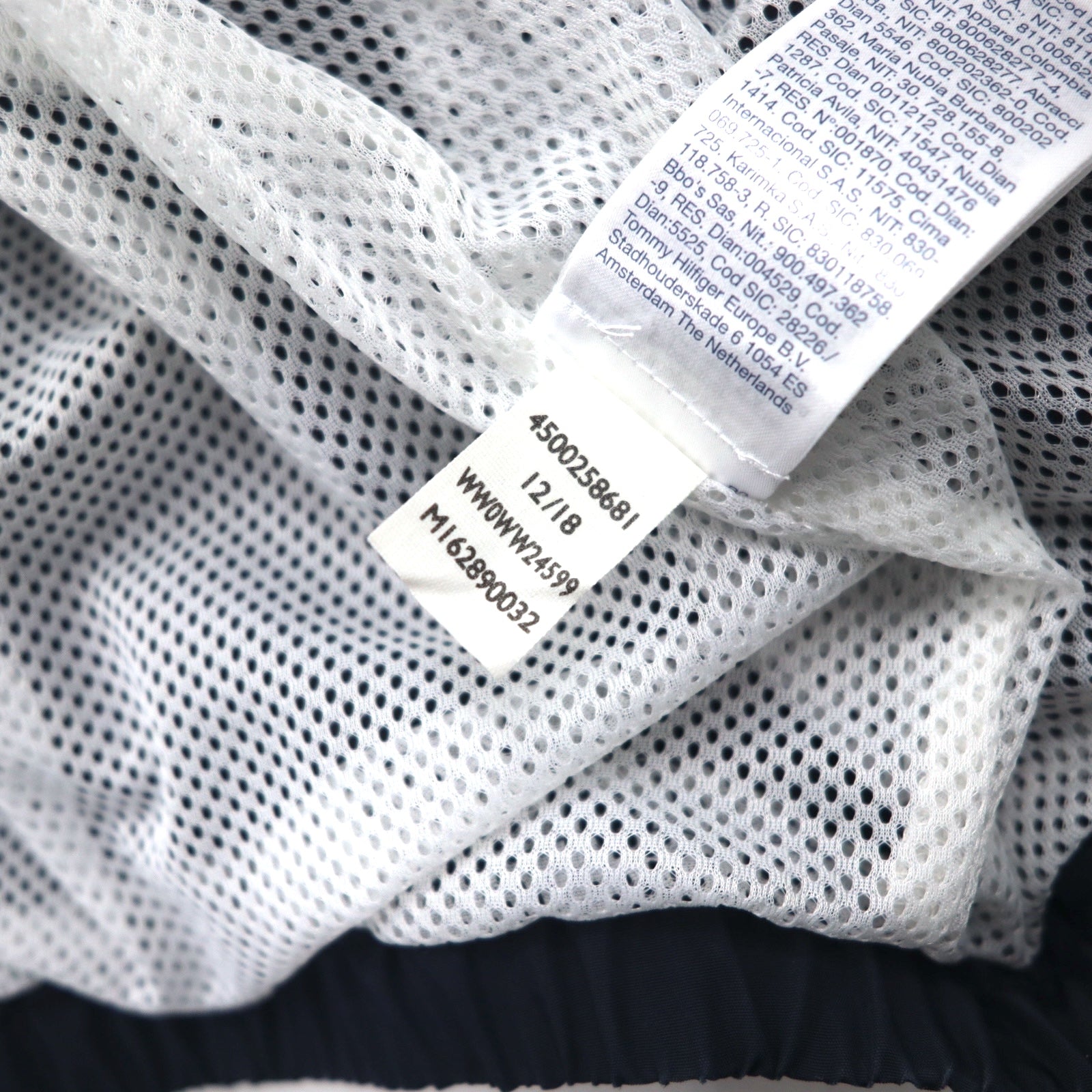 TOMMY HILFIGER Giacca a vento ripiegabile M Navy Poliestere