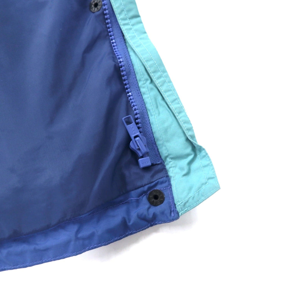 Giacca a vela Columbia anni '90, taglia L, blu, in nylon, impermeabile, con coulisse e sistema zip-in-zip, Boulder Ridge SL7105