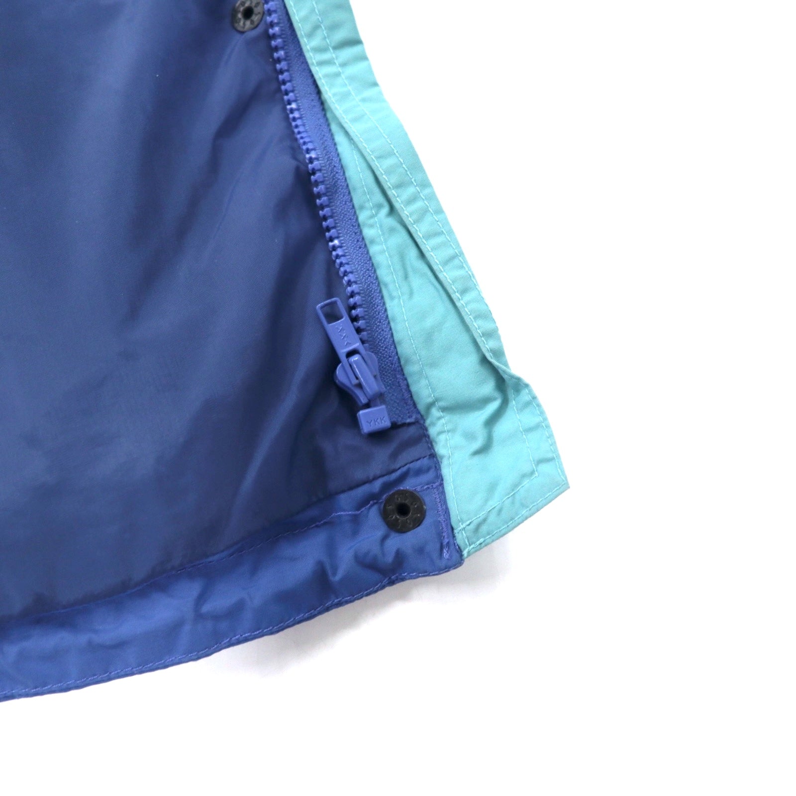 Giacca a vela Columbia anni '90, taglia L, blu, in nylon, impermeabile, con coulisse e sistema zip-in-zip, Boulder Ridge SL7105