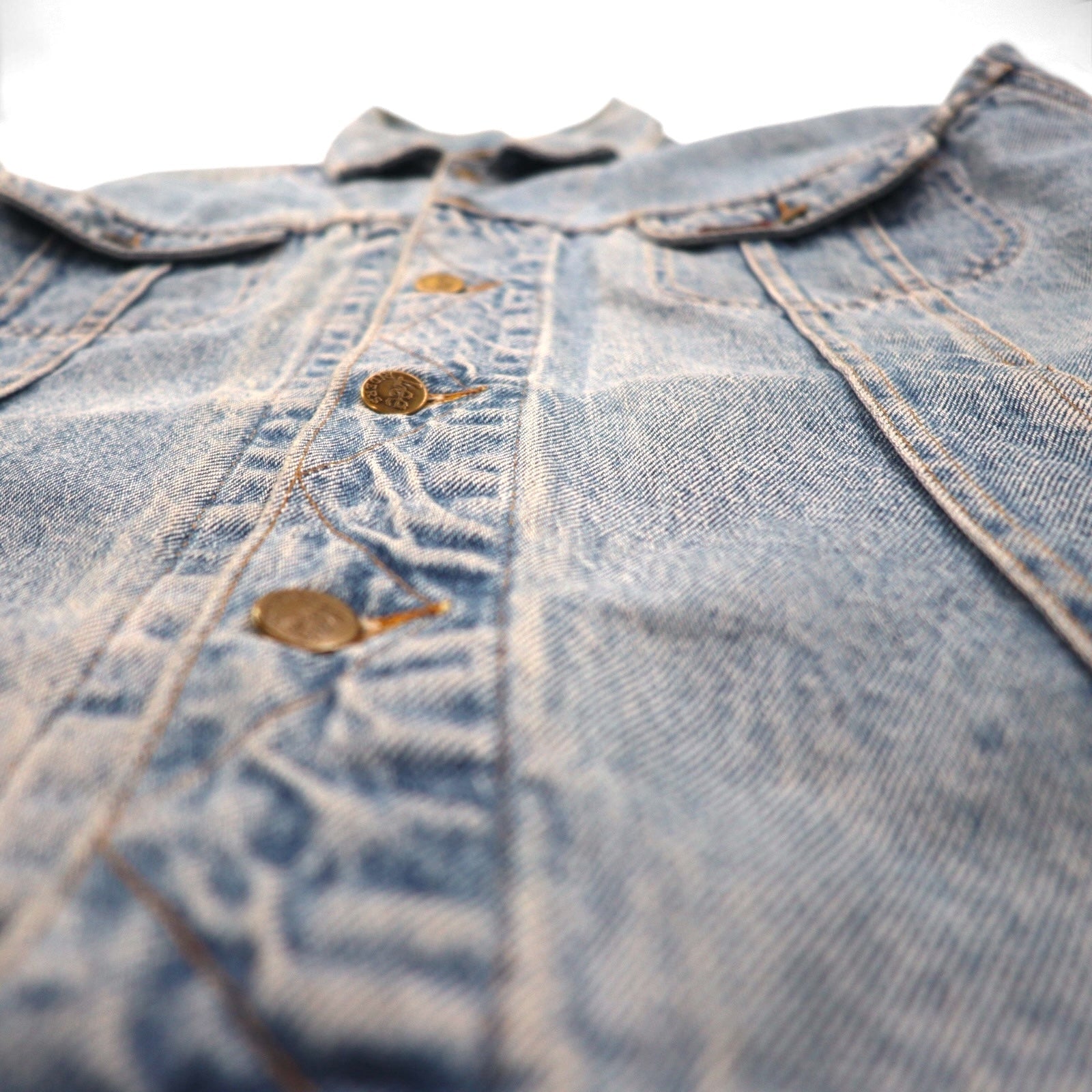 Lee 90年代 USA製 デニムジャケット WESTERN CUT RIDERS Gジャン XL インディゴ