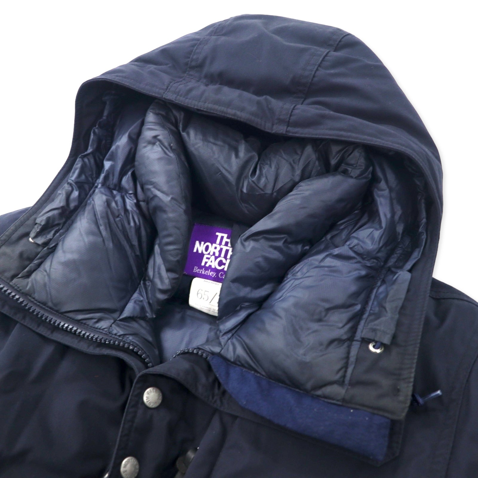 THE NORTH FACE PURPLE LABEL 65/35 Crocera KODENSHI Giacca Piumino Mountain Parka L Navy Poliestere Cotone Mountain Short Down Parka ND2770N