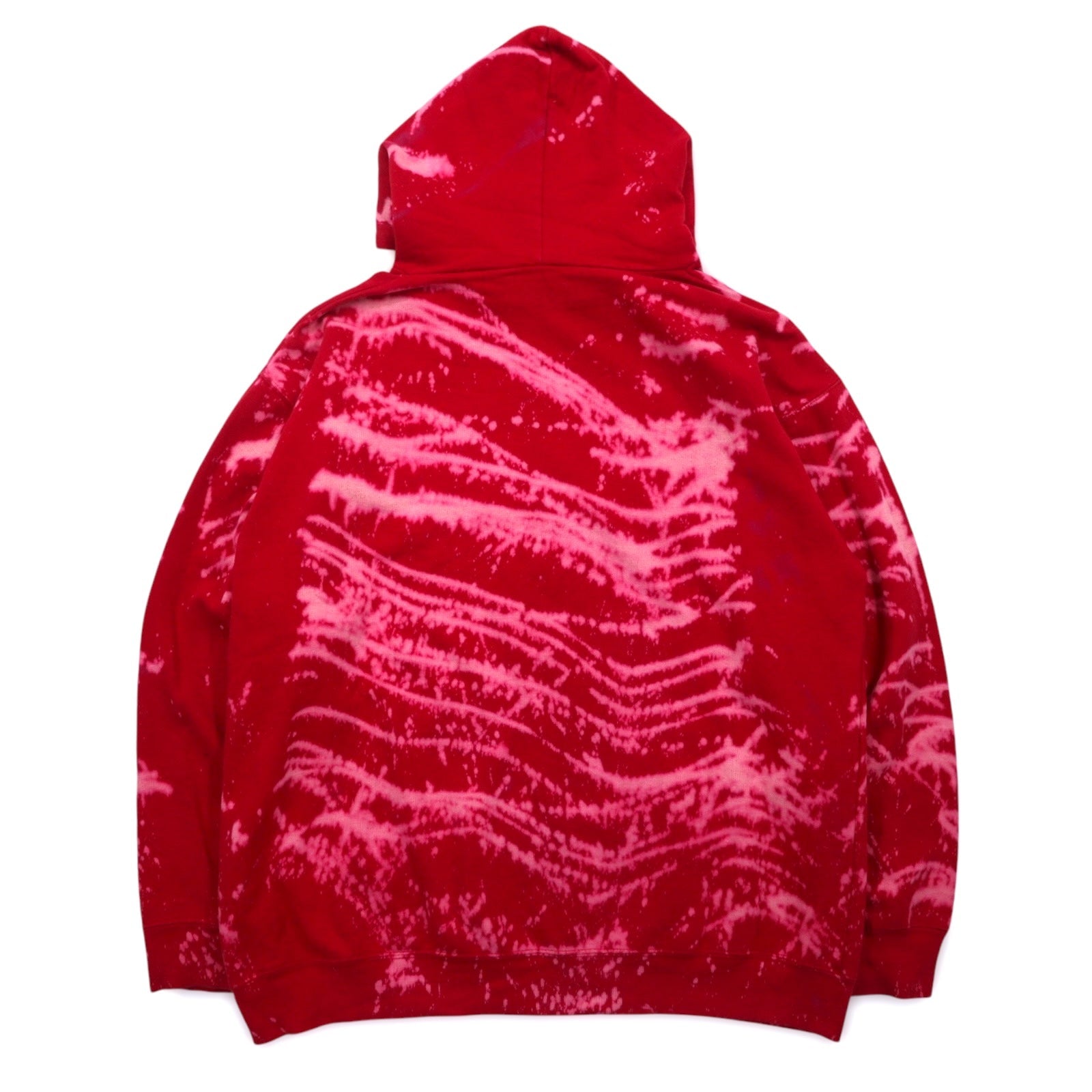 ovb ( old varsity brand ) タイダイ カレッジ プルオーバー パーカー XL レッド OHIO STATE