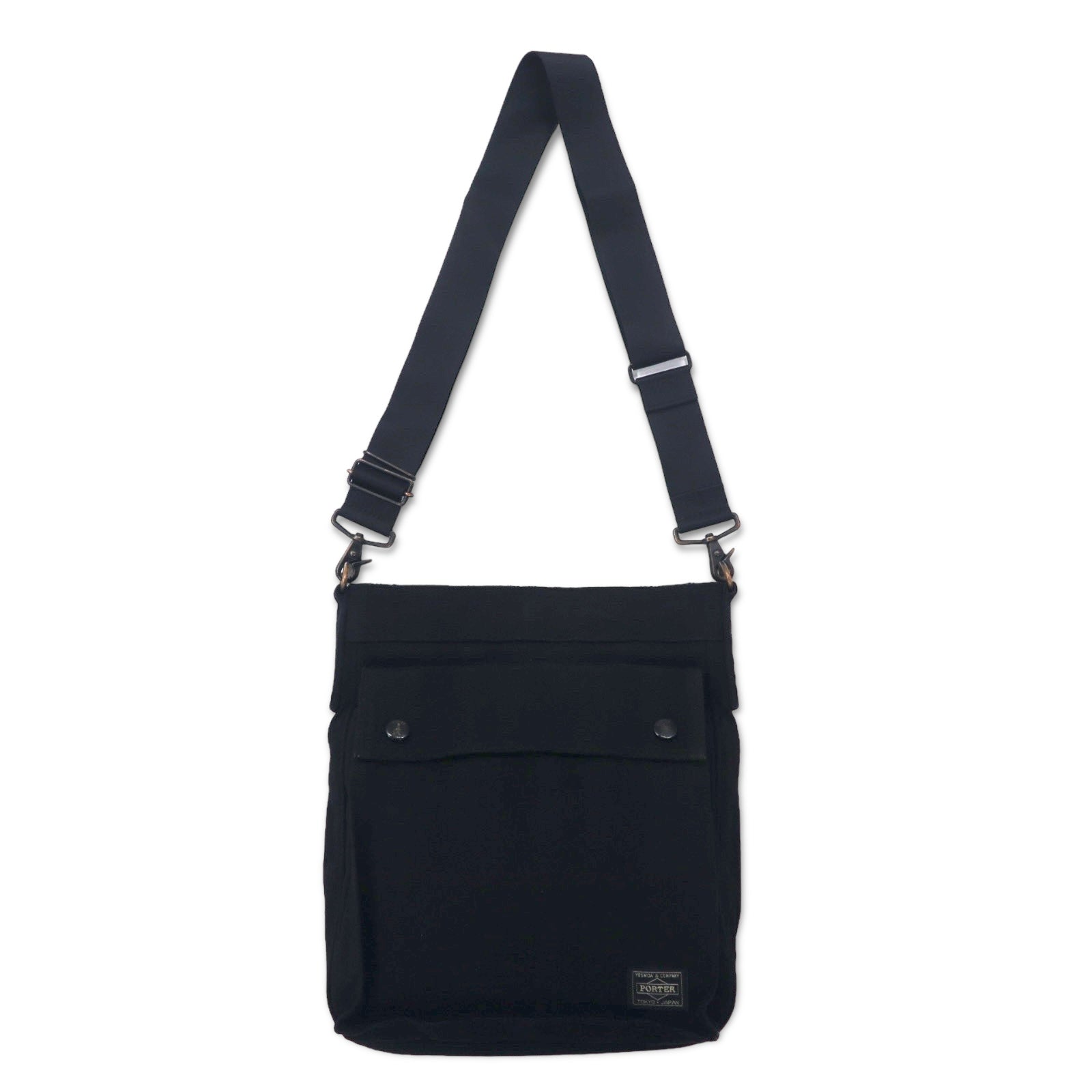 PORTER 70° Anniversario Modello Tango Borsa a tracolla nera TANGO BLACK Fabbricato in Giappone