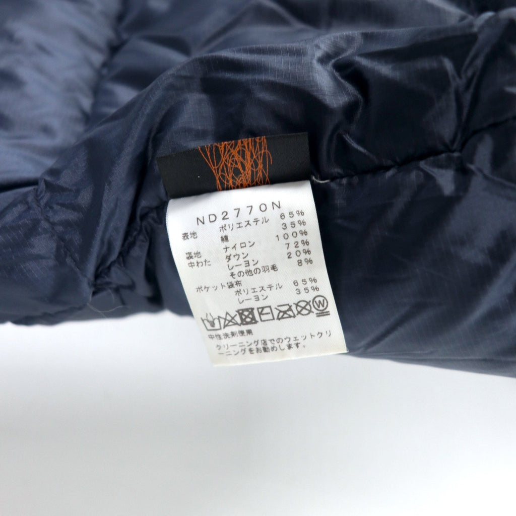 THE NORTH FACE PURPLE LABEL 65/35 Crocera KODENSHI Giacca Piumino Mountain Parka L Navy Poliestere Cotone Mountain Short Down Parka ND2770N