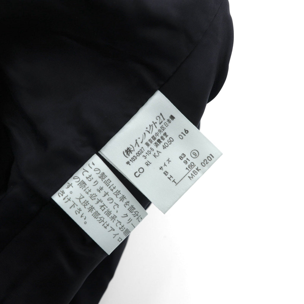 POLO SPORT RALPH LAUREN 90年代 ダブルブレスト ピーコート M グレー メルトン チンストラップ 日本製