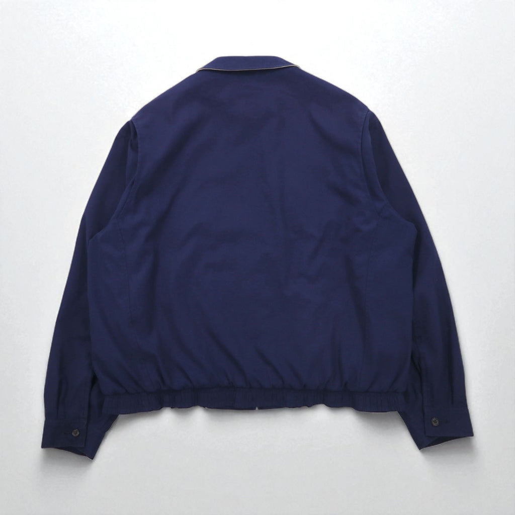 Polo by Ralph Lauren anni '90 swingtop giacca Harrington XL blu navy poliestere fodera a quadri ricamo pony piccolo