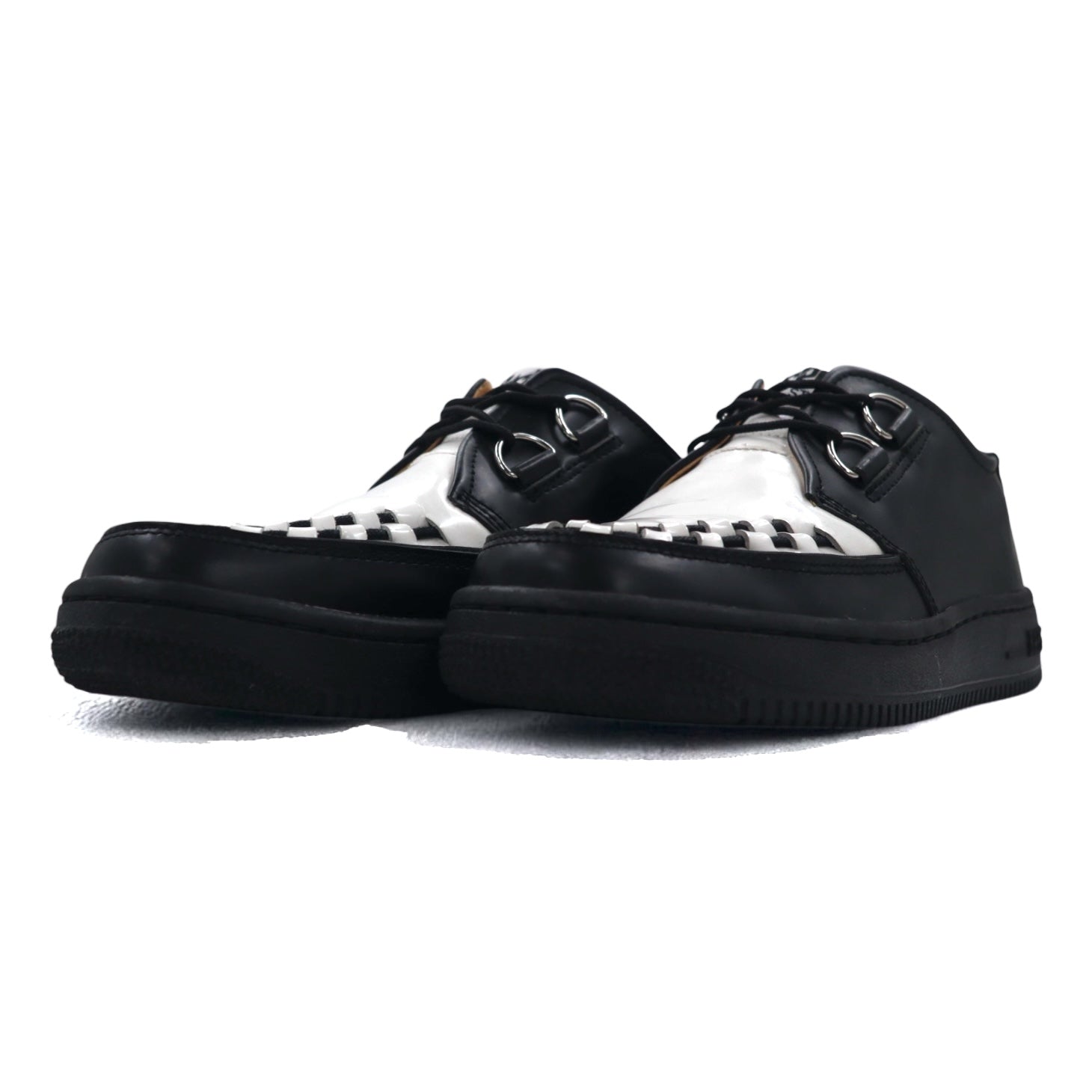 BAPE STA ( A BATHING APE ) × AMBUSH クリーパーシューズ スニーカー 27cm ブラック CREEEPSTA