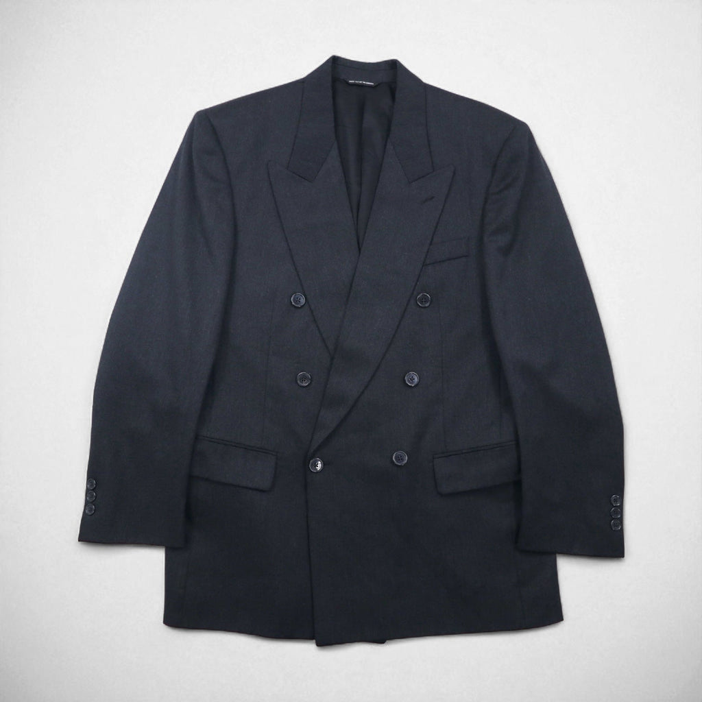 80s Canada UNION MADE Vintage Blazer BOSA 80年代 カナダ製 ダブル ブレザー ピークドラベル テーラードジャケット L ユニオンメイド ACTWUタグ JACK FRASER別注