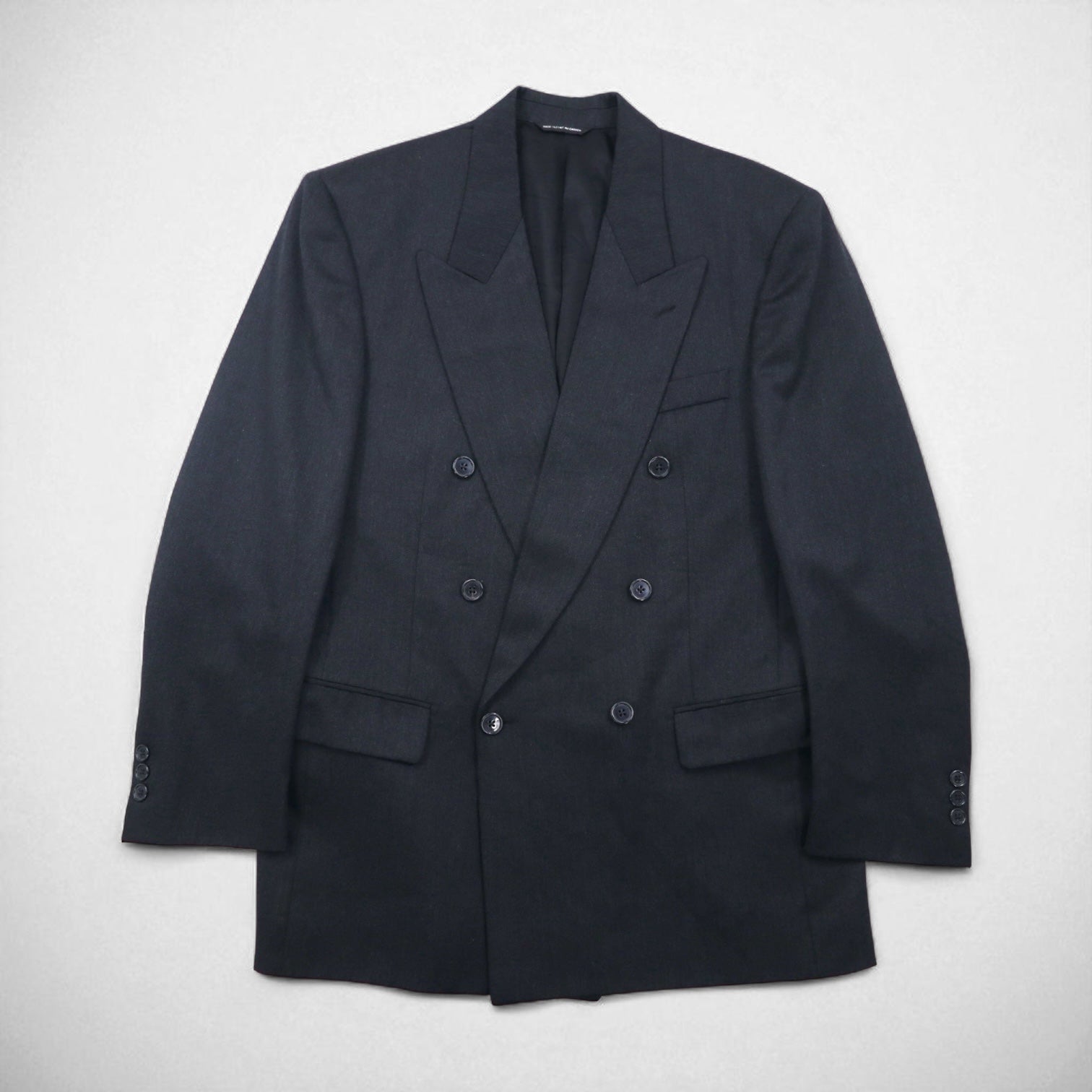 80s Canada UNION MADE Vintage Blazer BOSA 80年代 カナダ製 ダブル ブレザー ピークドラベル テーラードジャケット L ユニオンメイド ACTWUタグ JACK FRASER別注
