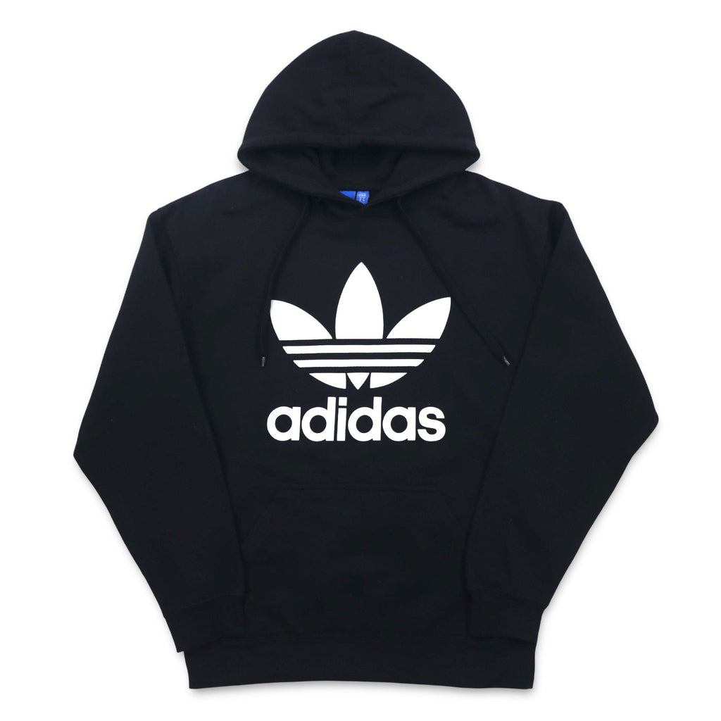 adidas originals Felpa con cappuccio pullover con logo a trifoglio XL nera TREFOIL LEAF PRINT LOGO G92596