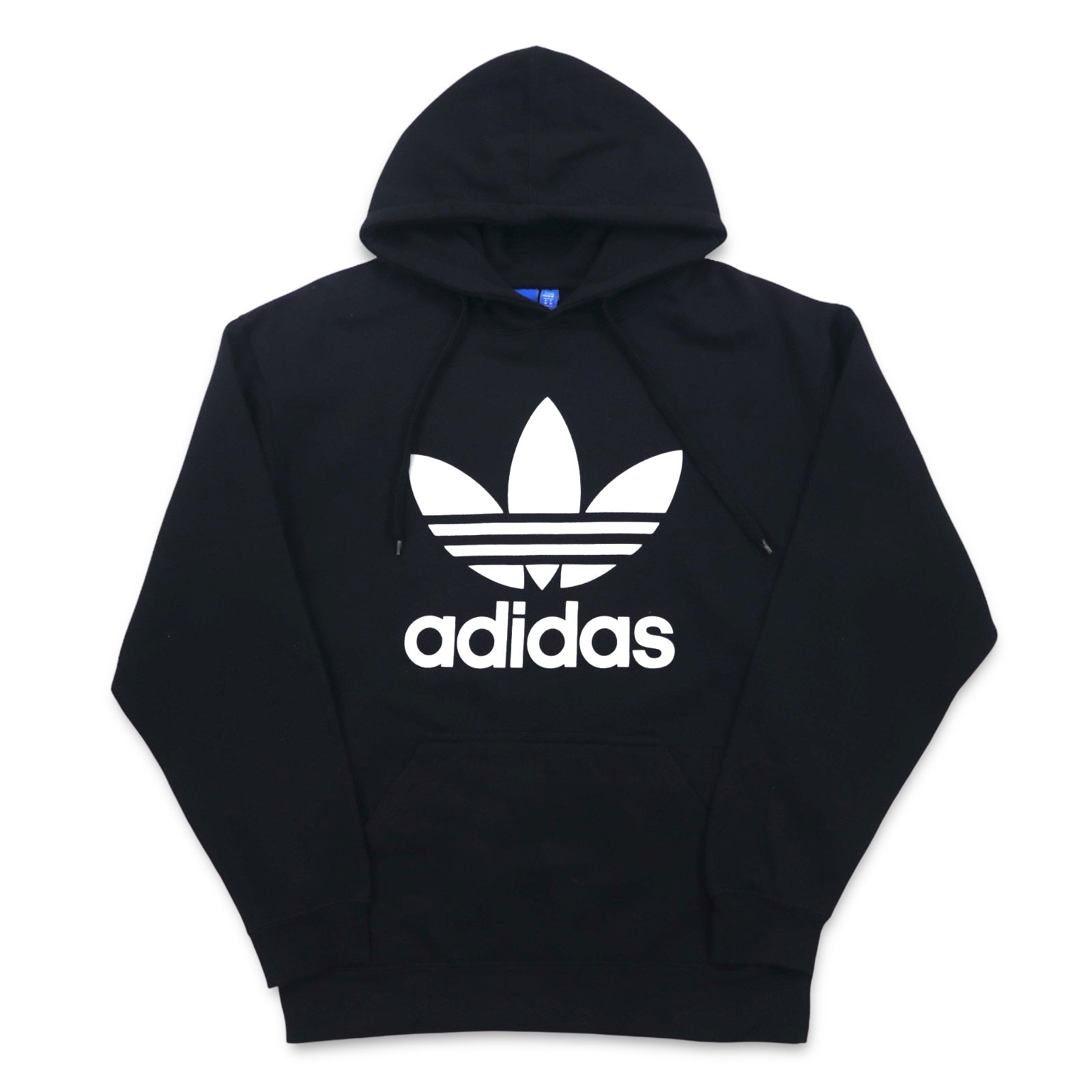 adidas originals Felpa con cappuccio pullover con logo a trifoglio XL nera TREFOIL LEAF PRINT LOGO G92596