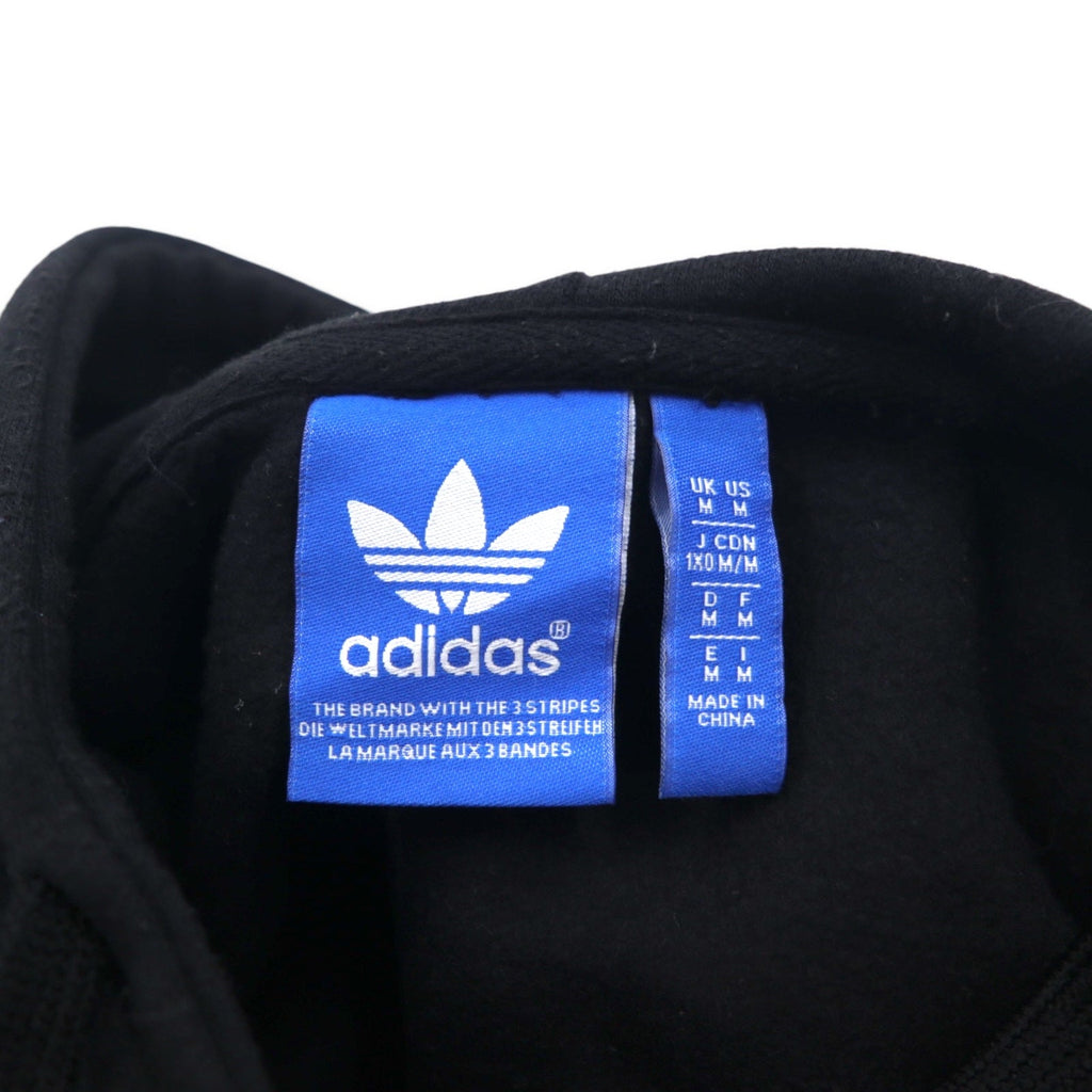 adidas originals Felpa con cappuccio pullover con logo a trifoglio XL nera TREFOIL LEAF PRINT LOGO G92596