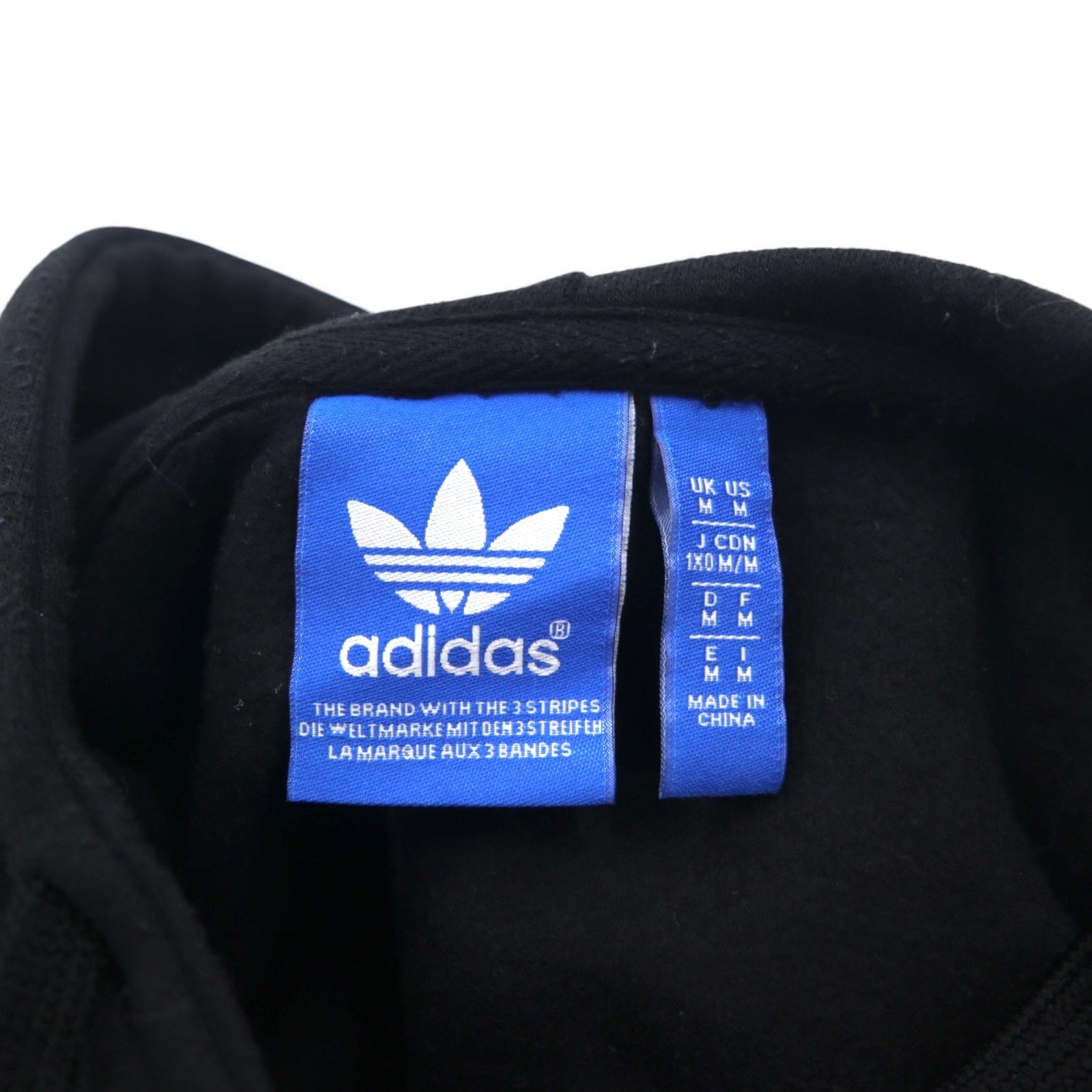 adidas originals Felpa con cappuccio pullover con logo a trifoglio XL nera TREFOIL LEAF PRINT LOGO G92596