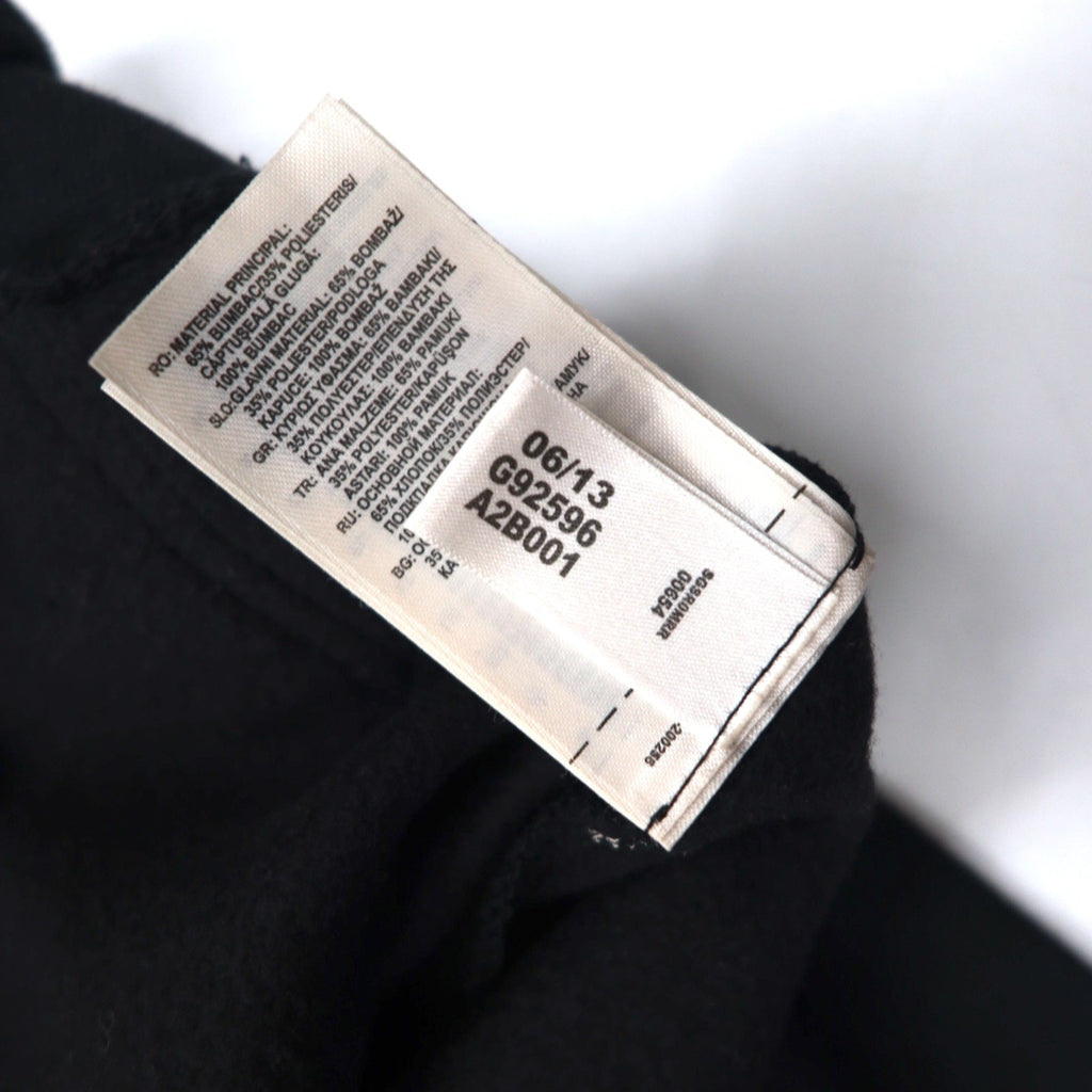 adidas originals Felpa con cappuccio pullover con logo a trifoglio XL nera TREFOIL LEAF PRINT LOGO G92596