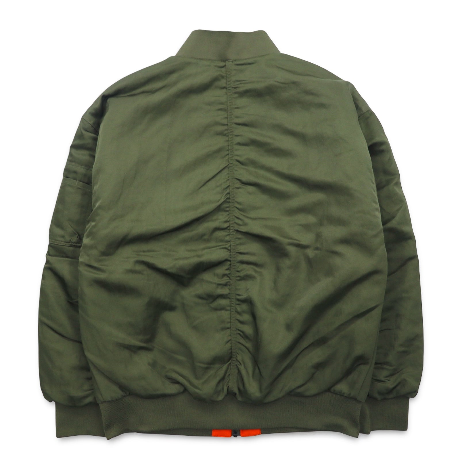 NIKE リバーシブル MA-1 フライト ボンバージャケット S カーキ オレンジ NIKE VRSTY BMBR JKT