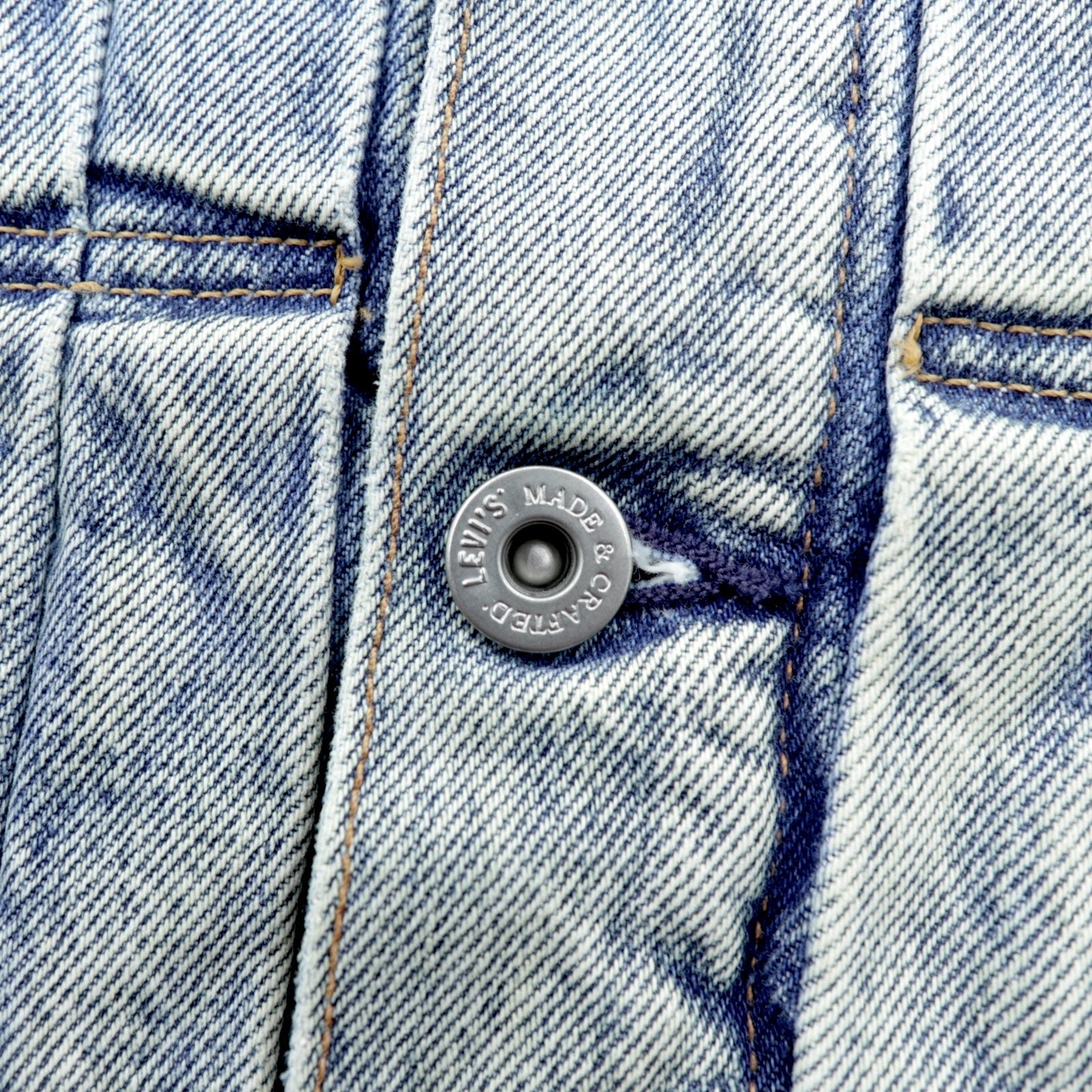 LEVI'S MADE&CRAFTED ビッグE タイプ 2nd シェルパ トラッカージャケット S インディゴ TYPE 2 裏ボア 34470-0004 プリーツ 紺タブ トルコ製