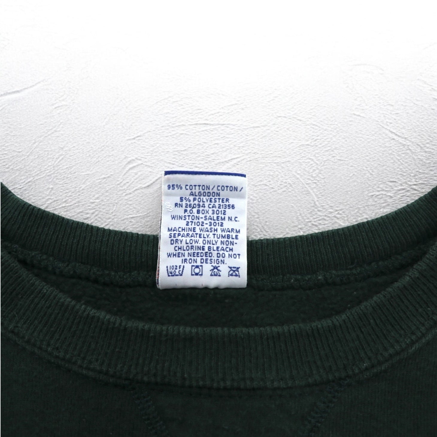 Champion 90年代 USA製 刺繍タグ クルーネック スウェット XL グリーン ワンポイントロゴ刺繍